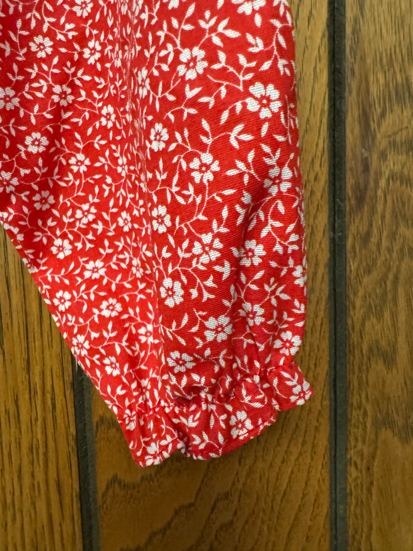 Vintage 70s Girls Cat Dress size 6x