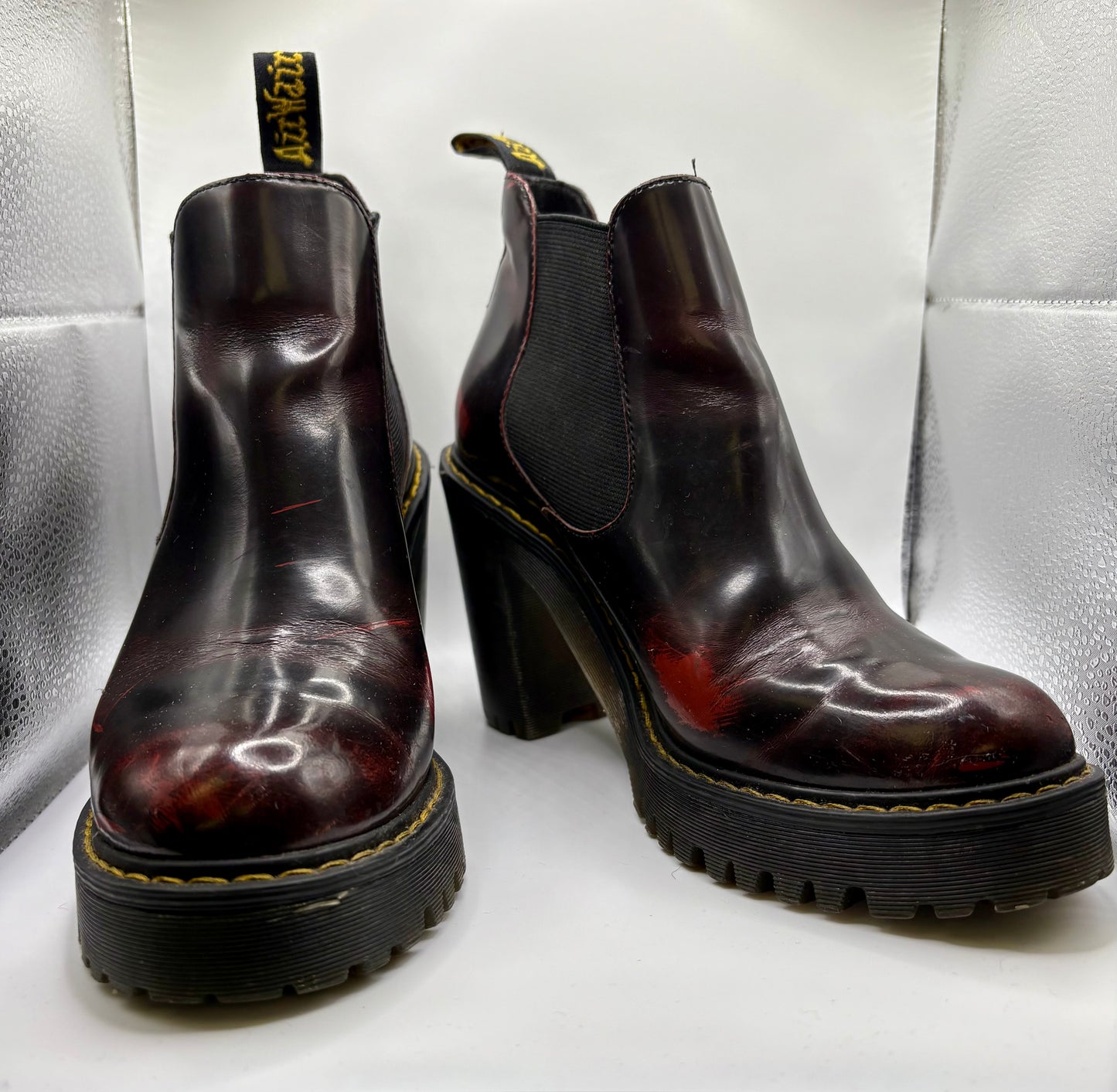 Deep Cherry Red Doc Martens - size 6