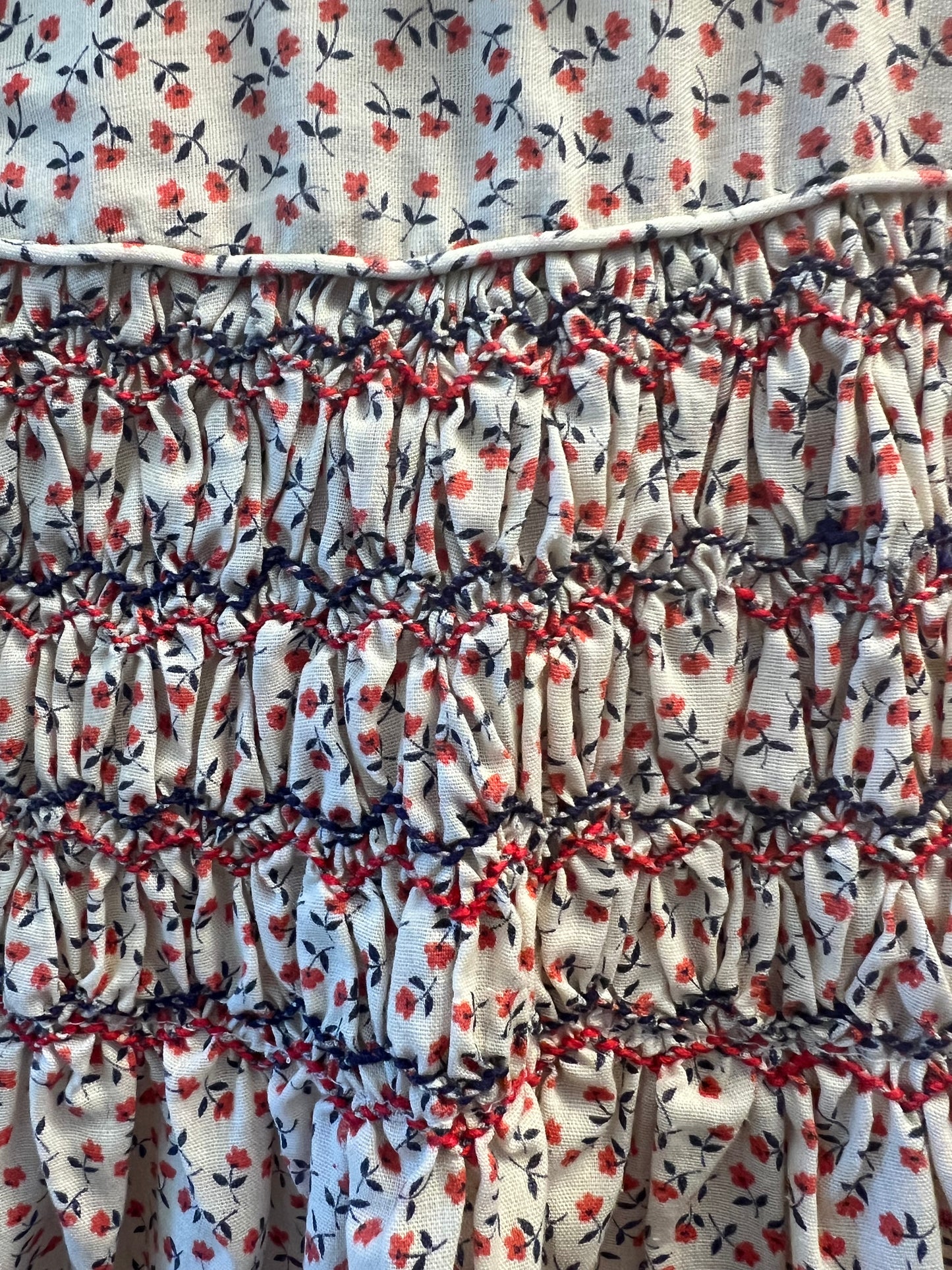 Polly Flinders Vintage 70s Girls Dress - size 4