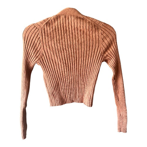 Madewell Cropped Ribbed Cardigan Sweater, size s