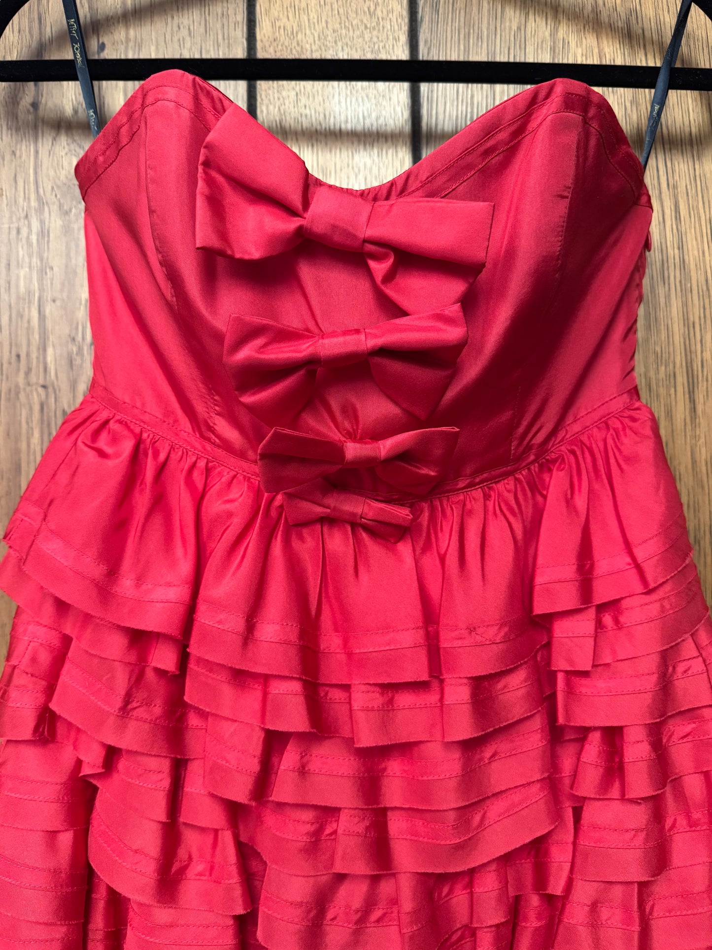 Betsey Johnson Vintage Red Dress size 2