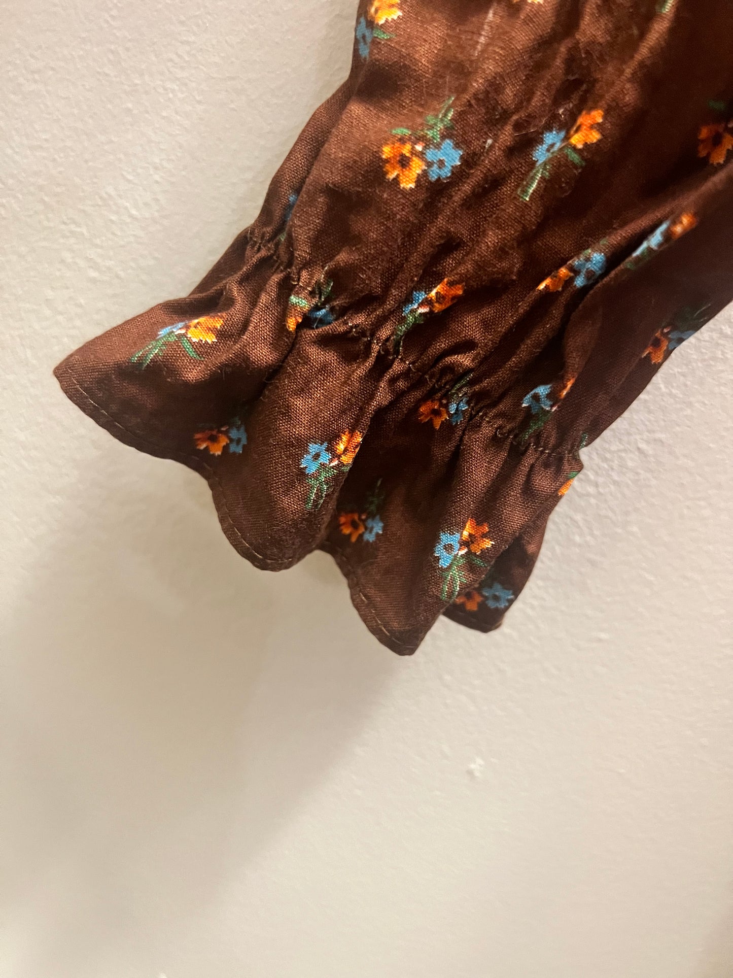 Polly Flinders Vintage Girls 70s Dress - size 6x