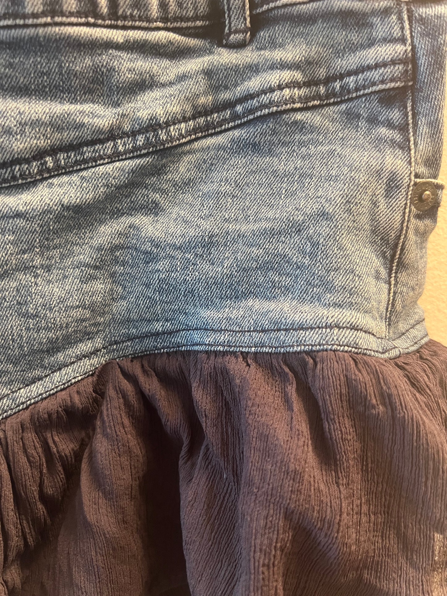 Denim Mini Skirt - Basic Pleasure Mode - size S