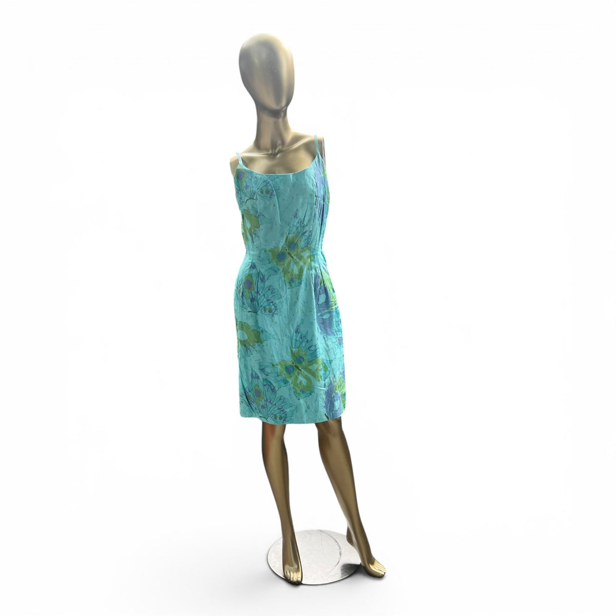 50s 60s True Vintage Badaracco For Darlyn Junior Spaghetti Strap Dress, Size S