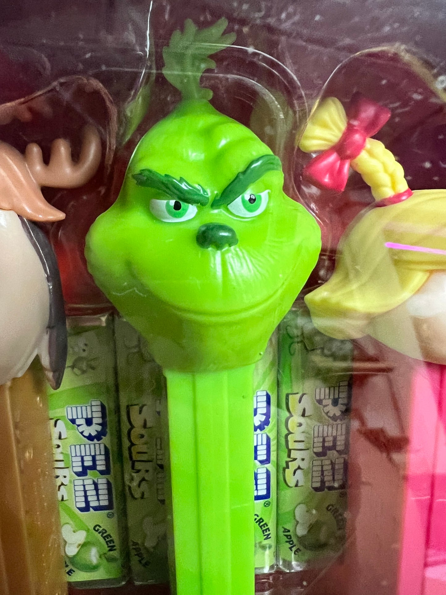 Collectible Grinch Pez Set 4-Dispenser Set