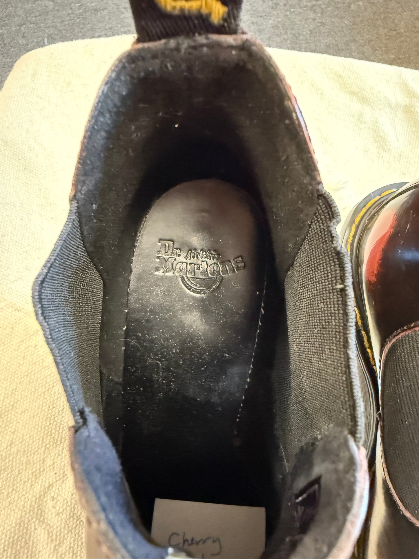 Deep Cherry Red Doc Martens - size 6