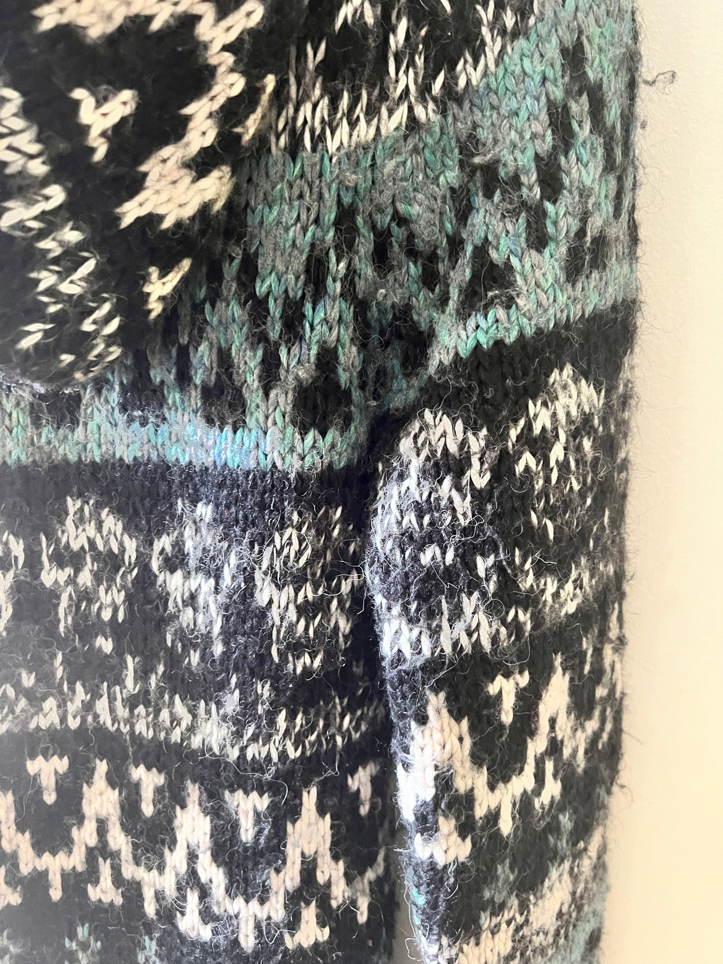Skull Sweater by TRF Knitwear—size M