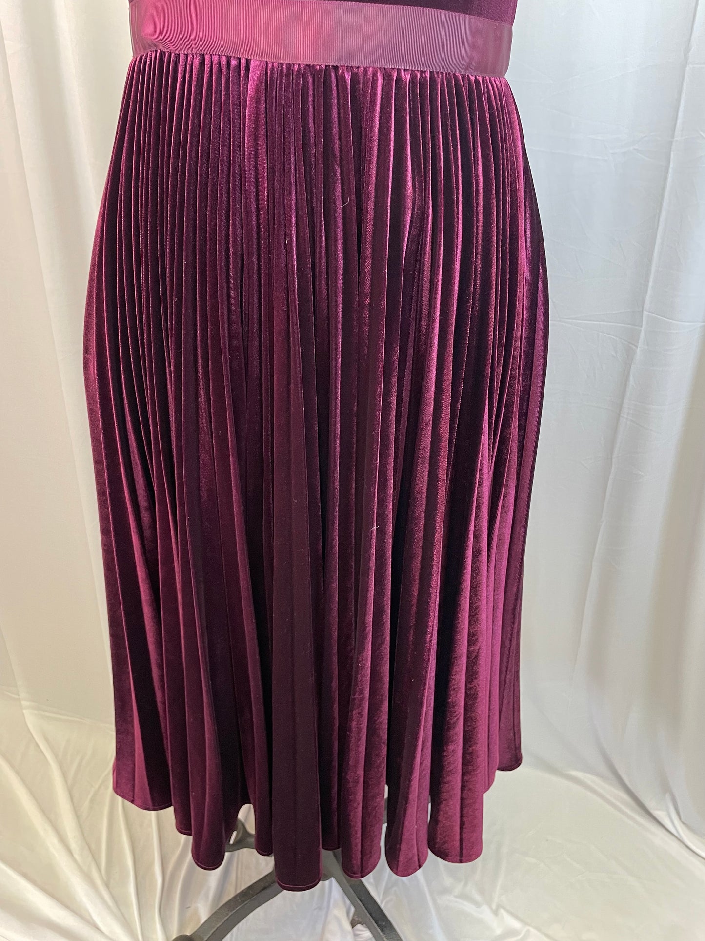 NWT Ted Baker Burgundy Velvet Dress, size 5