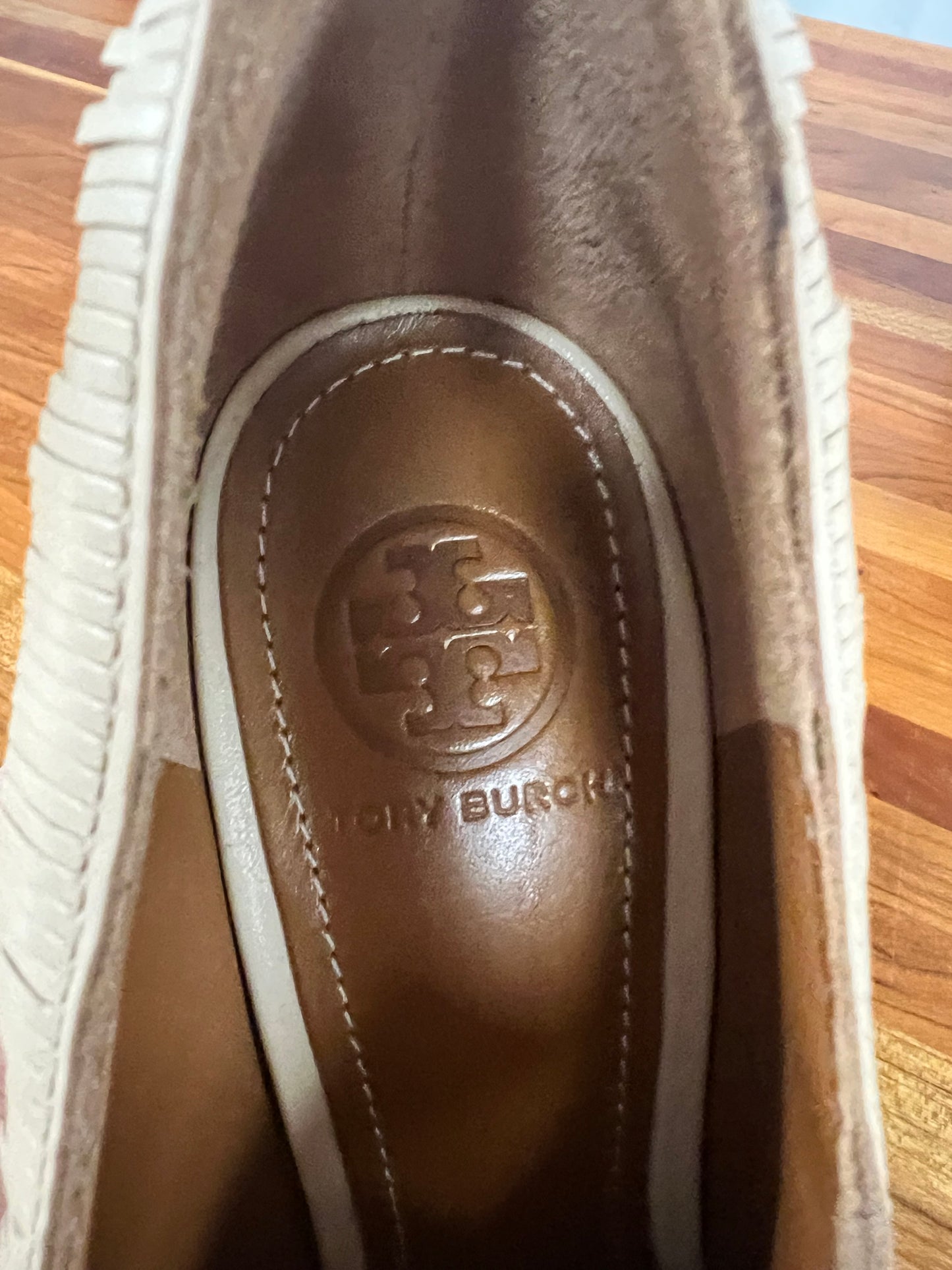 Tory Burch Feather Yuma Heels size 7.5
