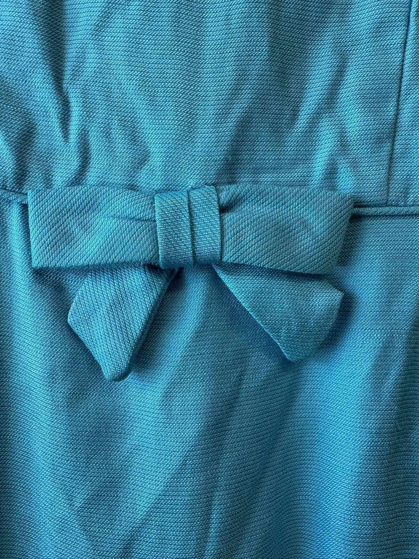Vintage 1950’s Blue Sleeveless Cocktail Dress, size m