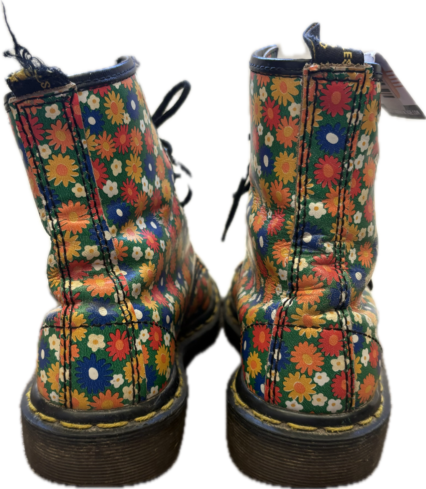 Original Doc Martens—Made in England—Floral