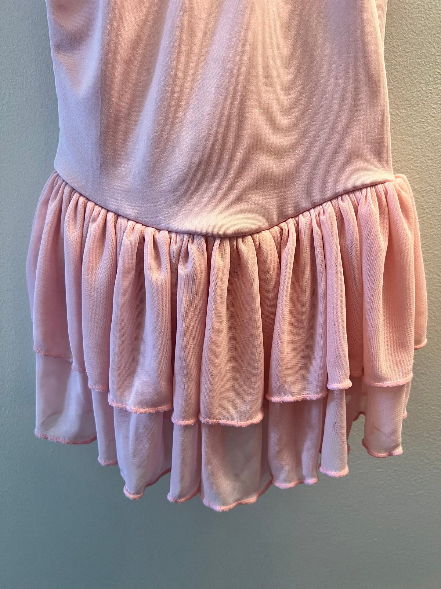 Pink Girls Body Wrappers Leotard size 3/4