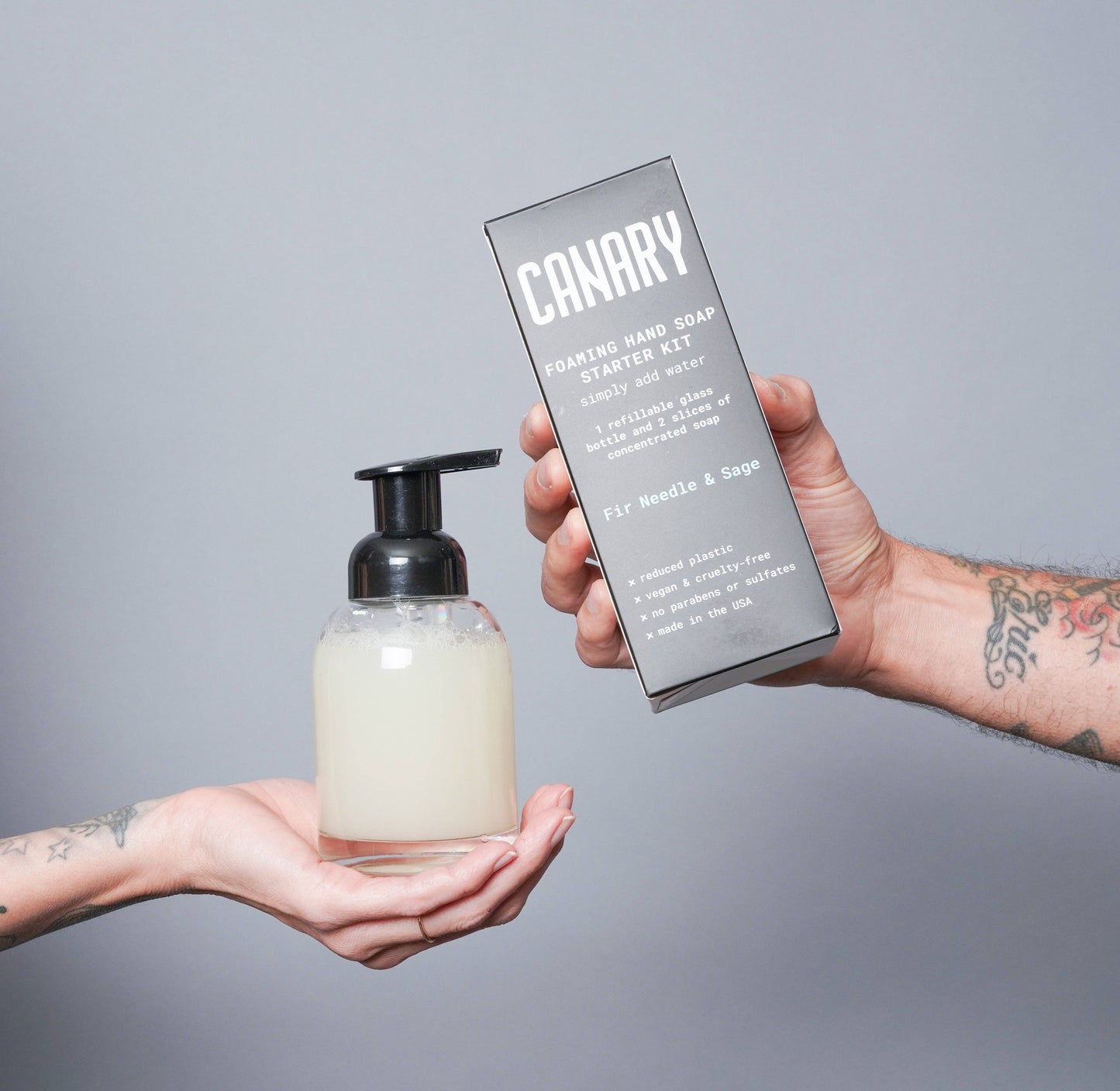 Empty Foaming Hand Soap Bottle with Pump