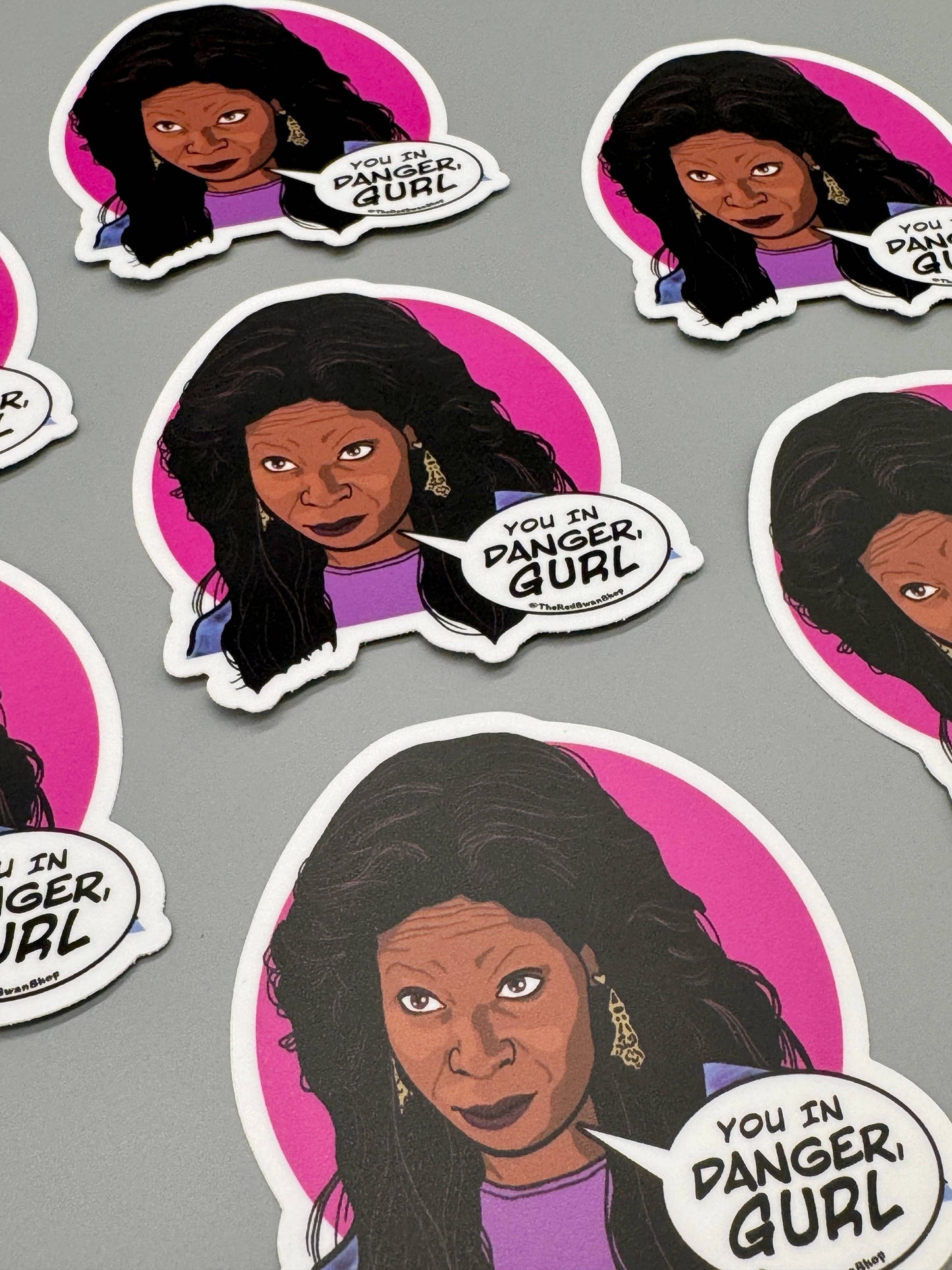 Vinyl Decal - Ghost - Oda Mae Brown - Sticker