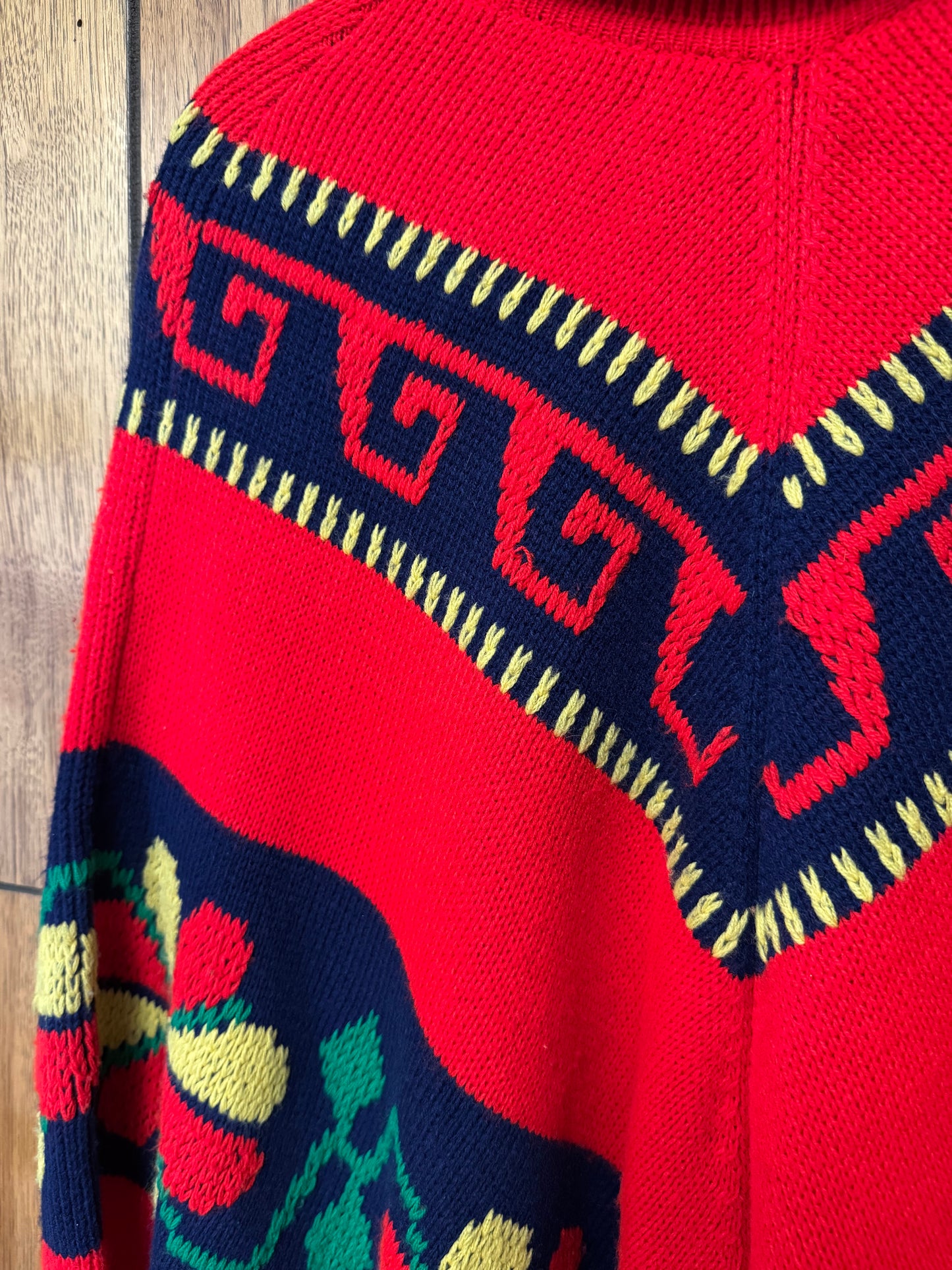 Vintage Knit 60s/70s Poncho