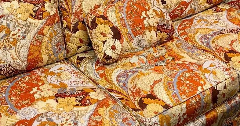 Vintage Sofa — Gorgeous Upholstery