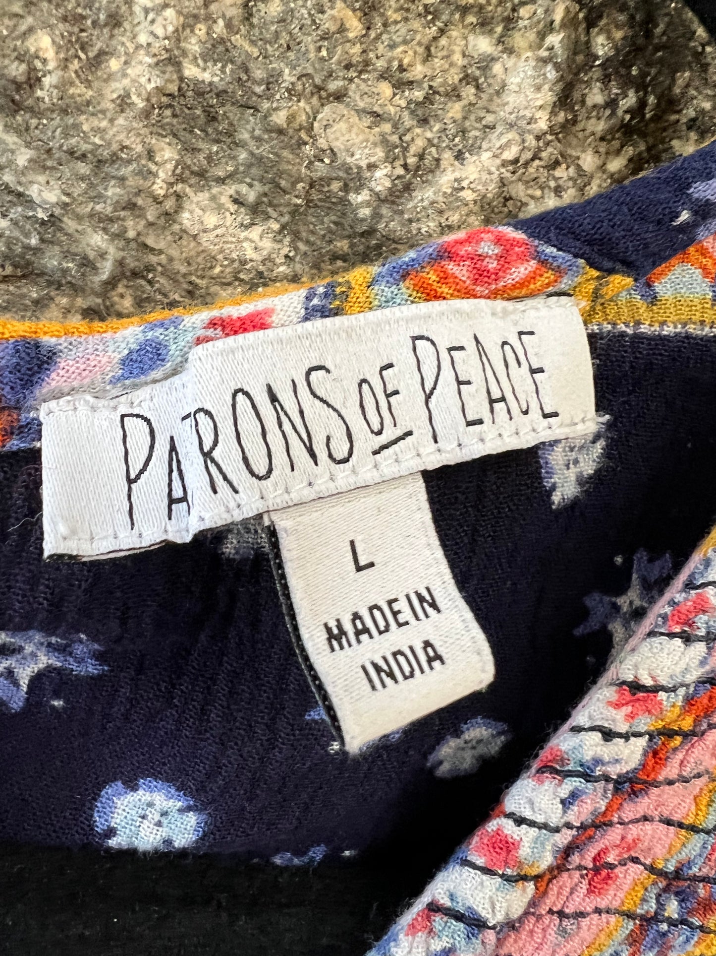 Patrons of Peace Bohemian Dress, size L