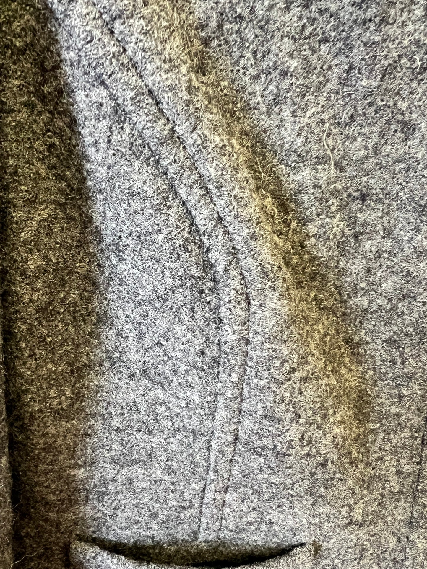 Boden Short Gray Wool Coat, size 10