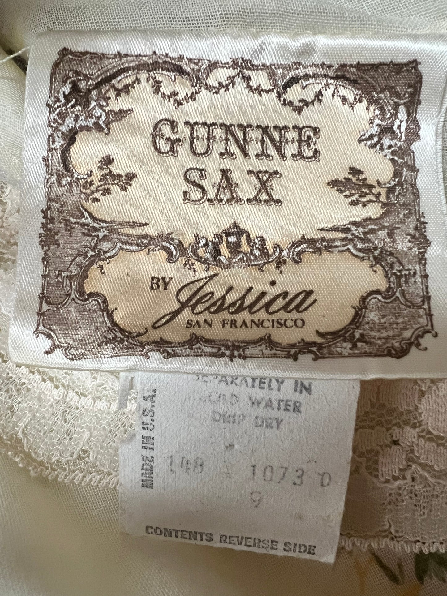 Vintage 70’s Gunne Sax Dress, size 9