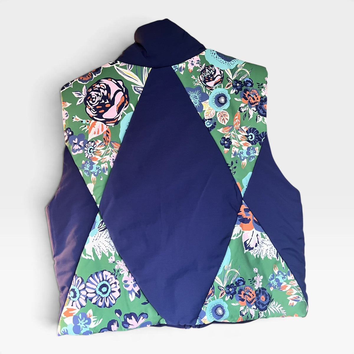Anthropologie Daily Practice Vest, Floral & Geometric Pattern, Athleisure, Size XL