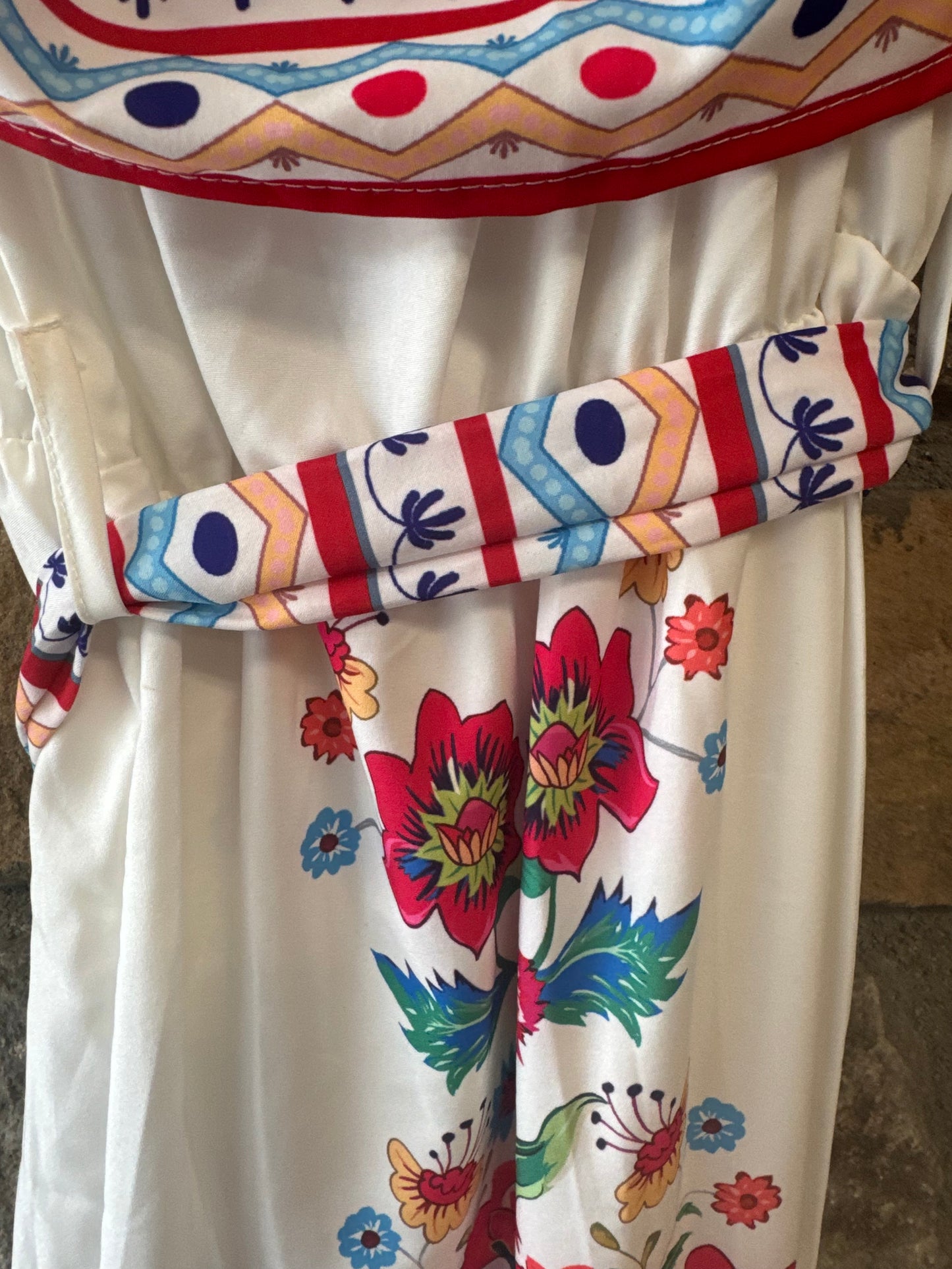 Tropical Vibes Off-the-Shoulder Long Dress, size s