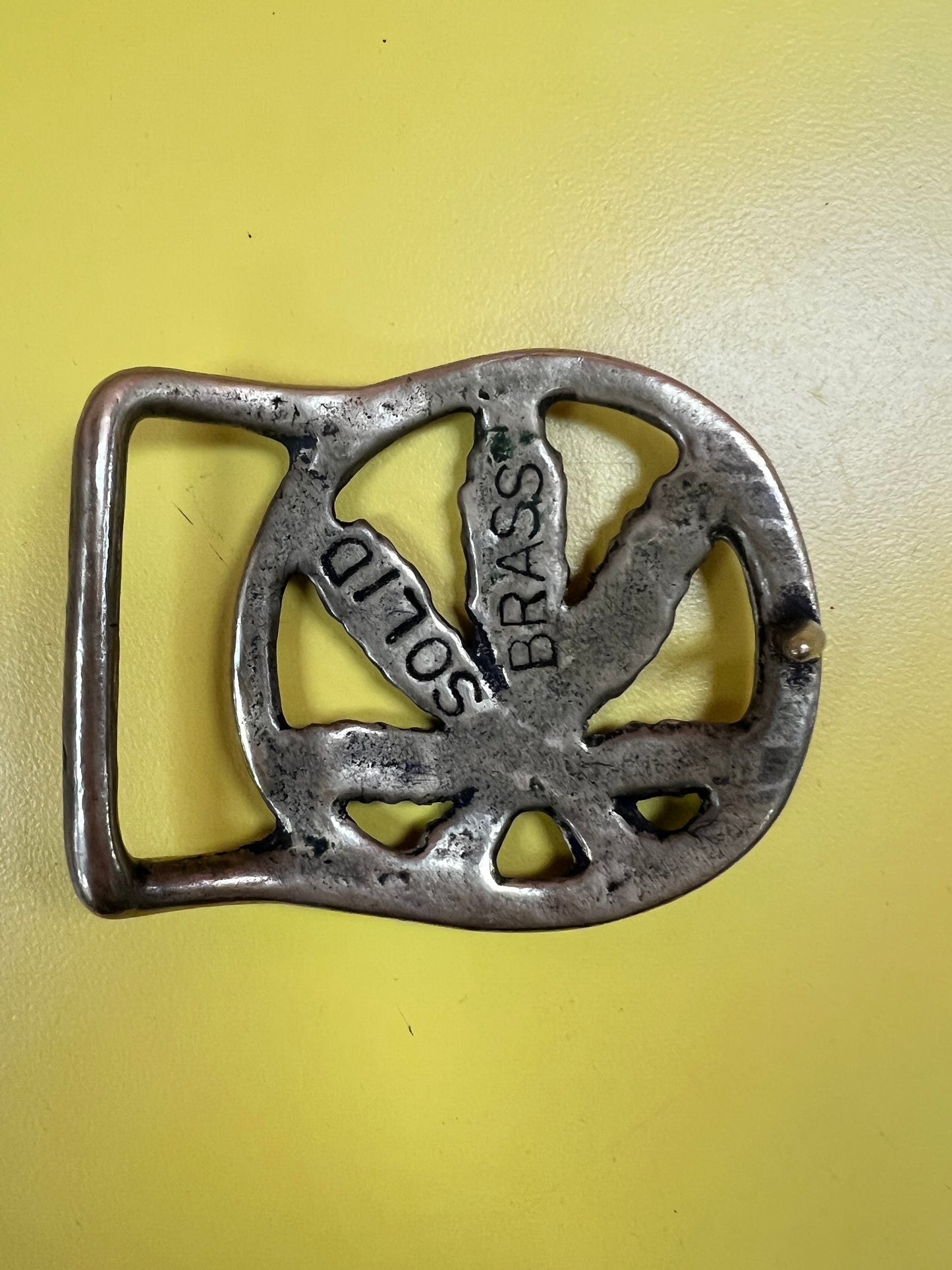 Vintage Pot Leaf Belt Buckle