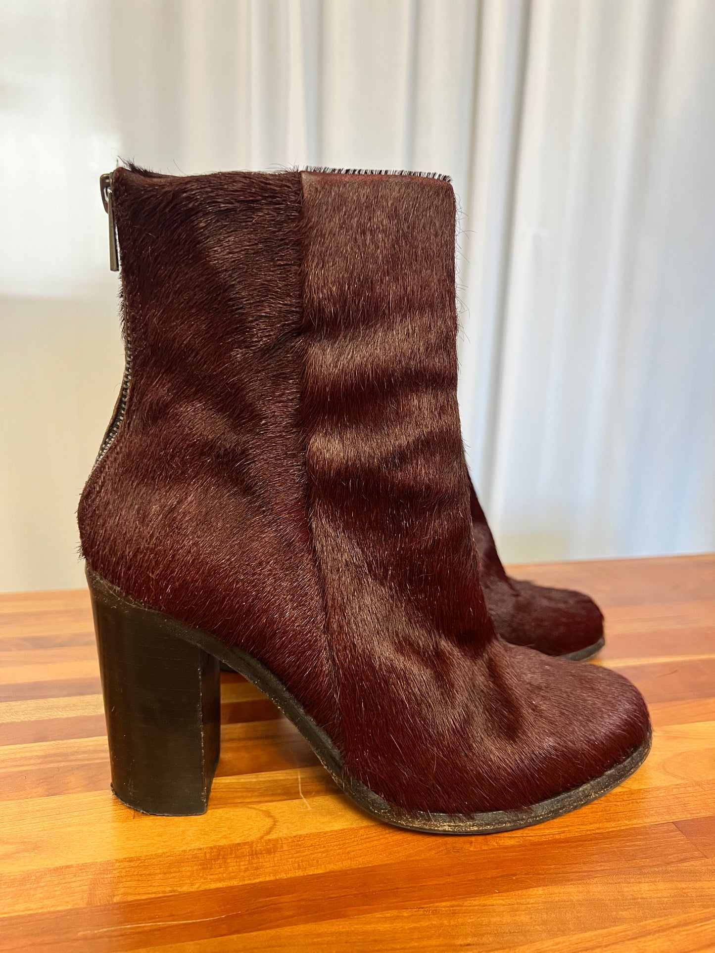 All Saints Dark Burgundy Boots size 37