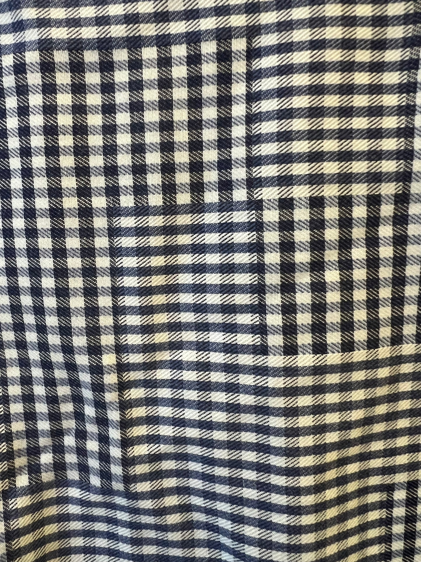Maison Kitsuné Black/White Gingham Dress, size 40 (large)