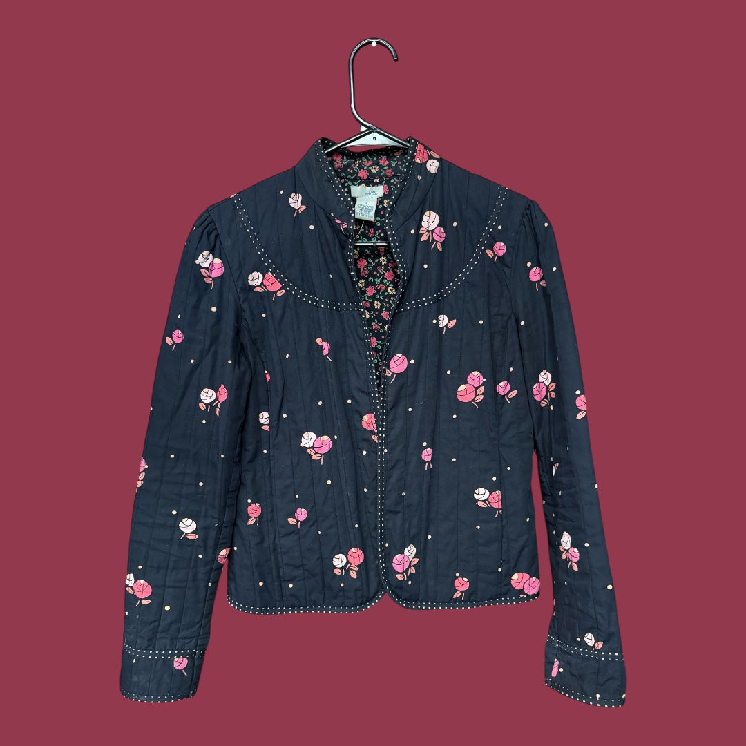 Odille Anthropologie Floral Jacket size 4