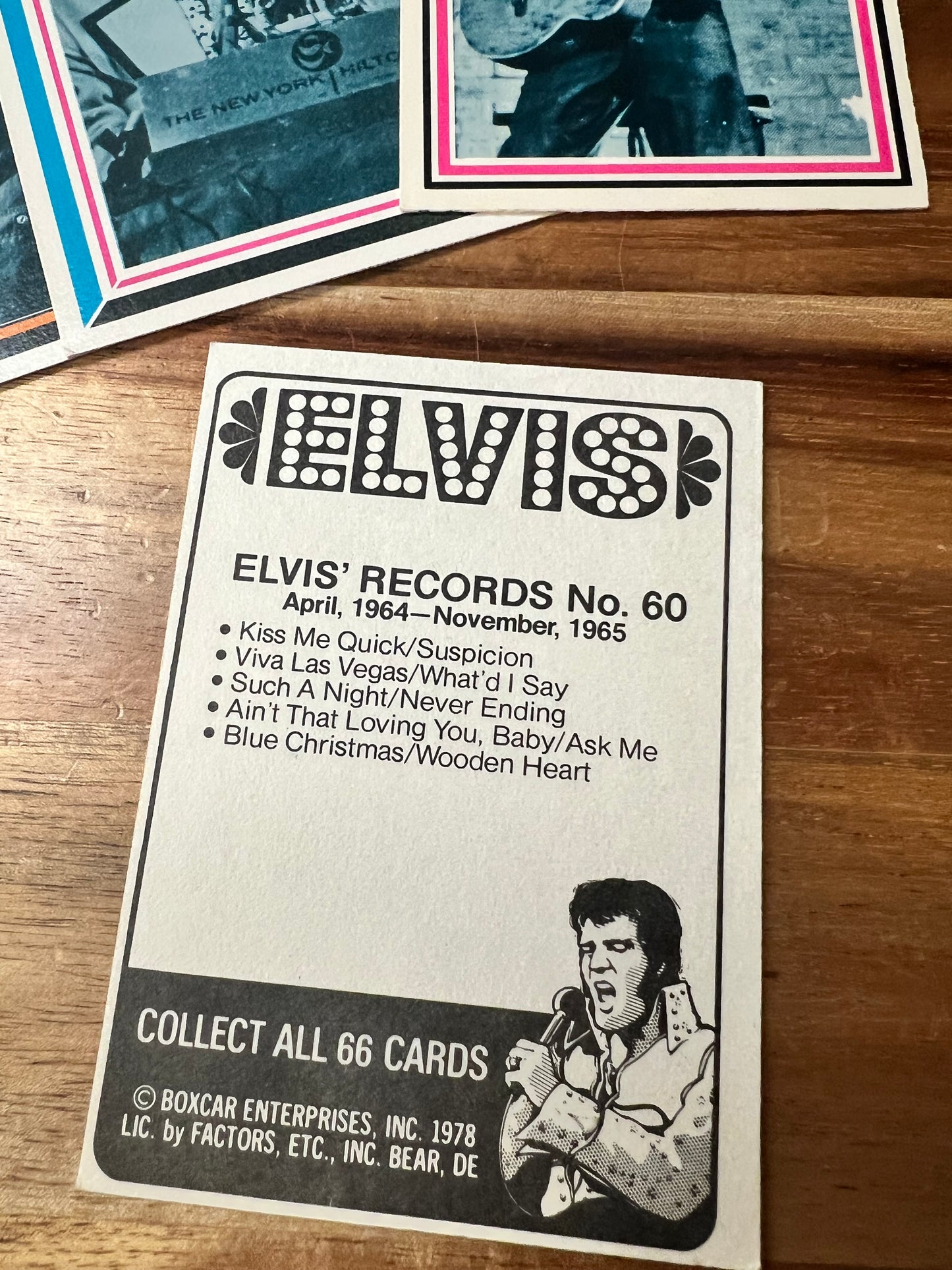 10-Pack Elvis Presley Trading Cards 1978