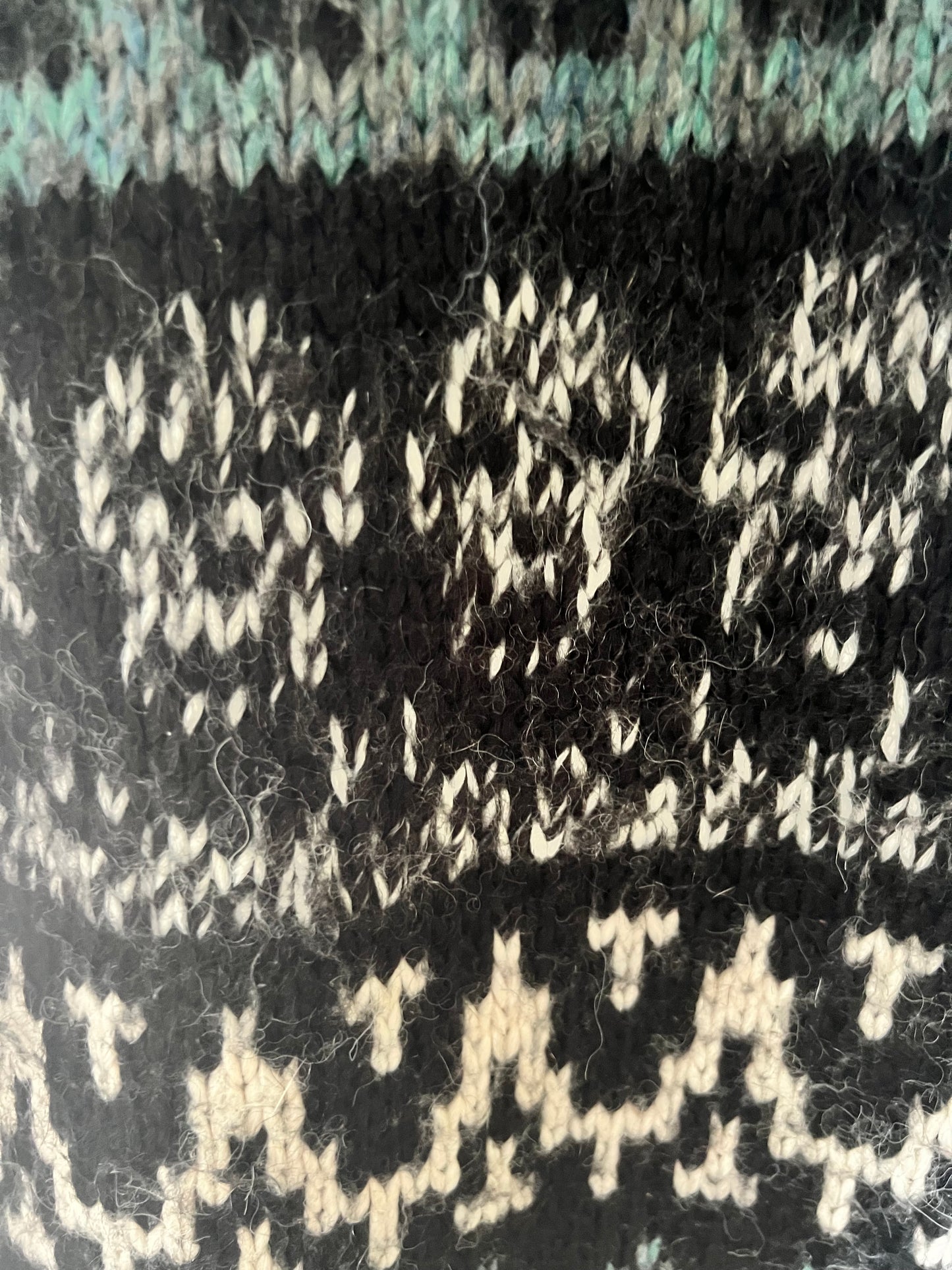 Skull Sweater by TRF Knitwear—size M