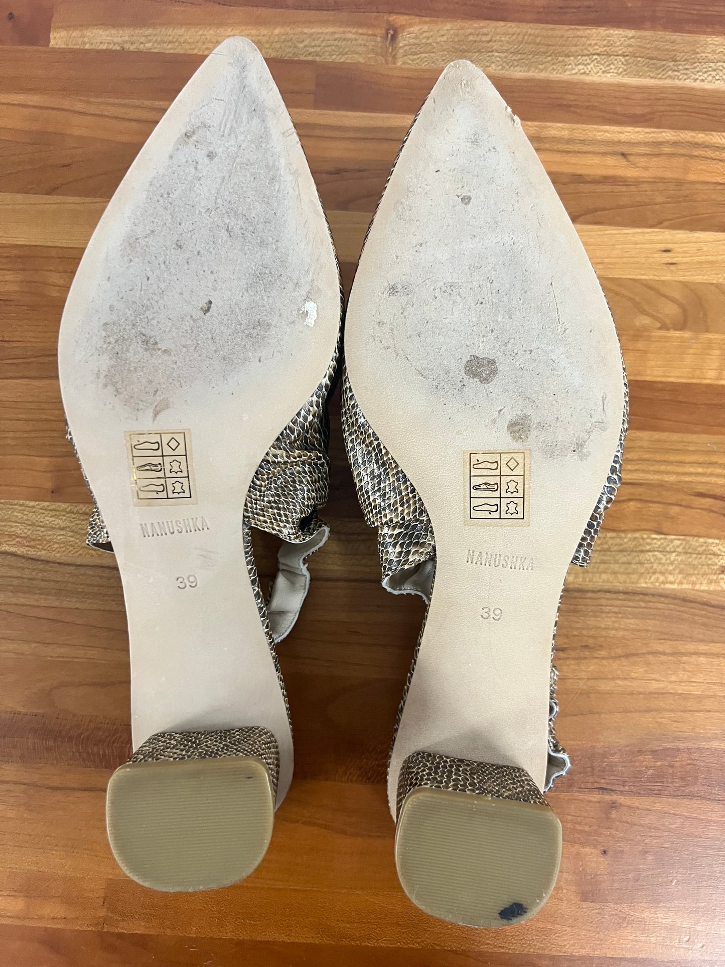 Nanushka Sling-Back Heels-size 39