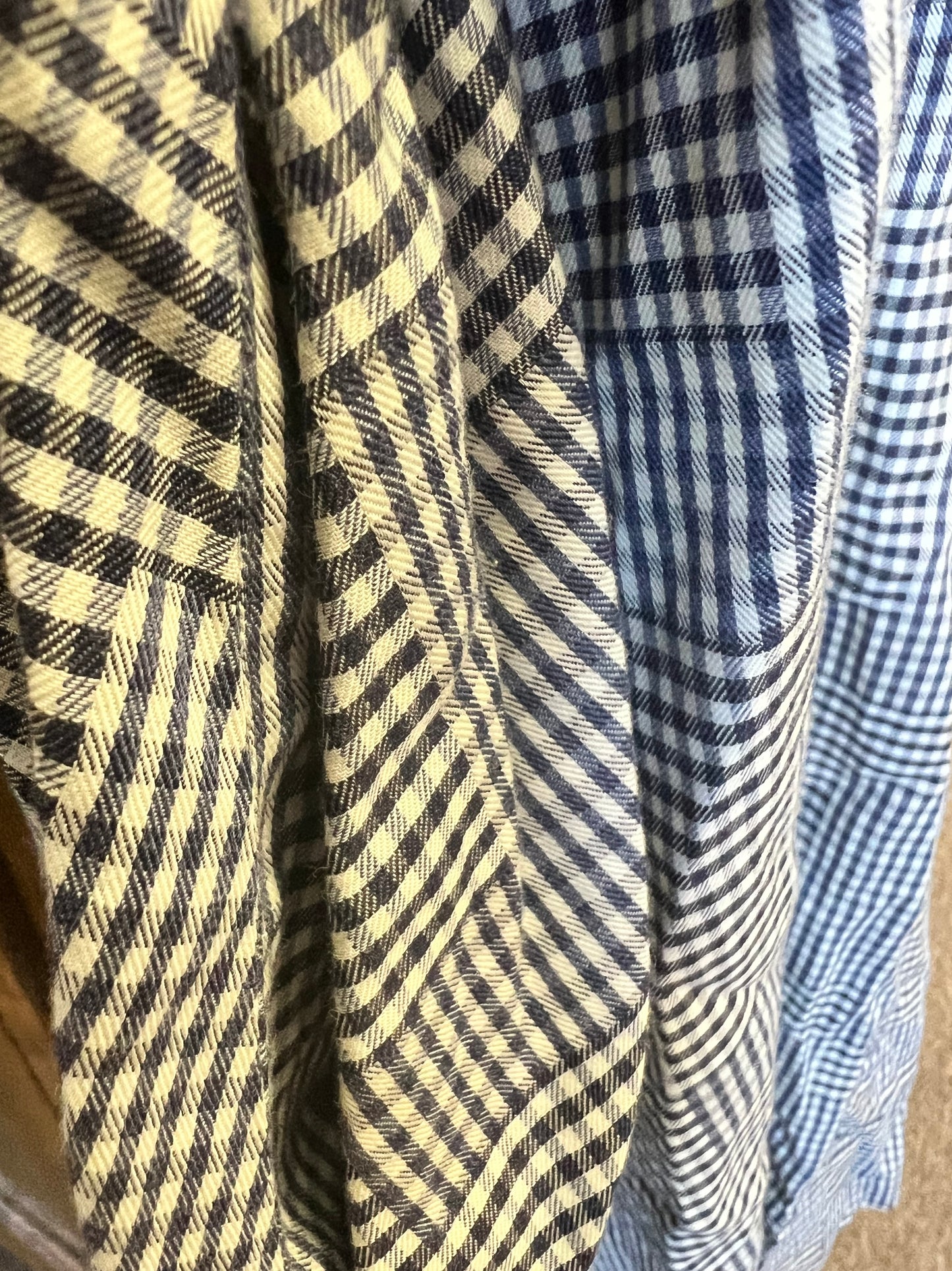 Maison Kitsuné Black/White Gingham Dress, size 40 (large)