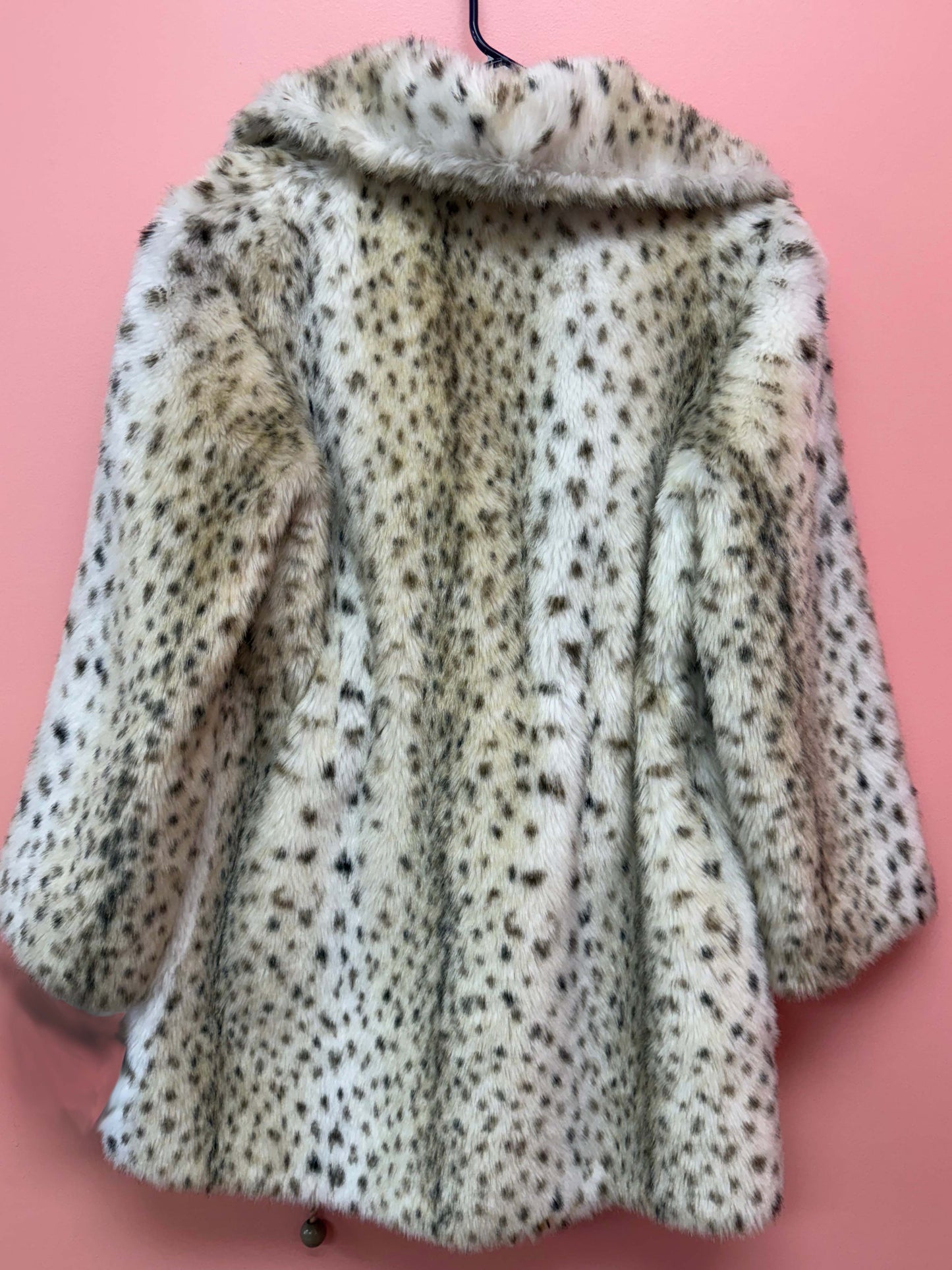 Vintage Tissavel France Faux Fur Coat