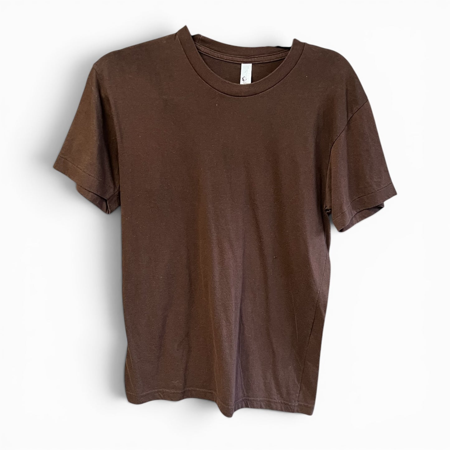 American Apparel Vintage 2000’s T-Shirt, 50-50, Brown, size s