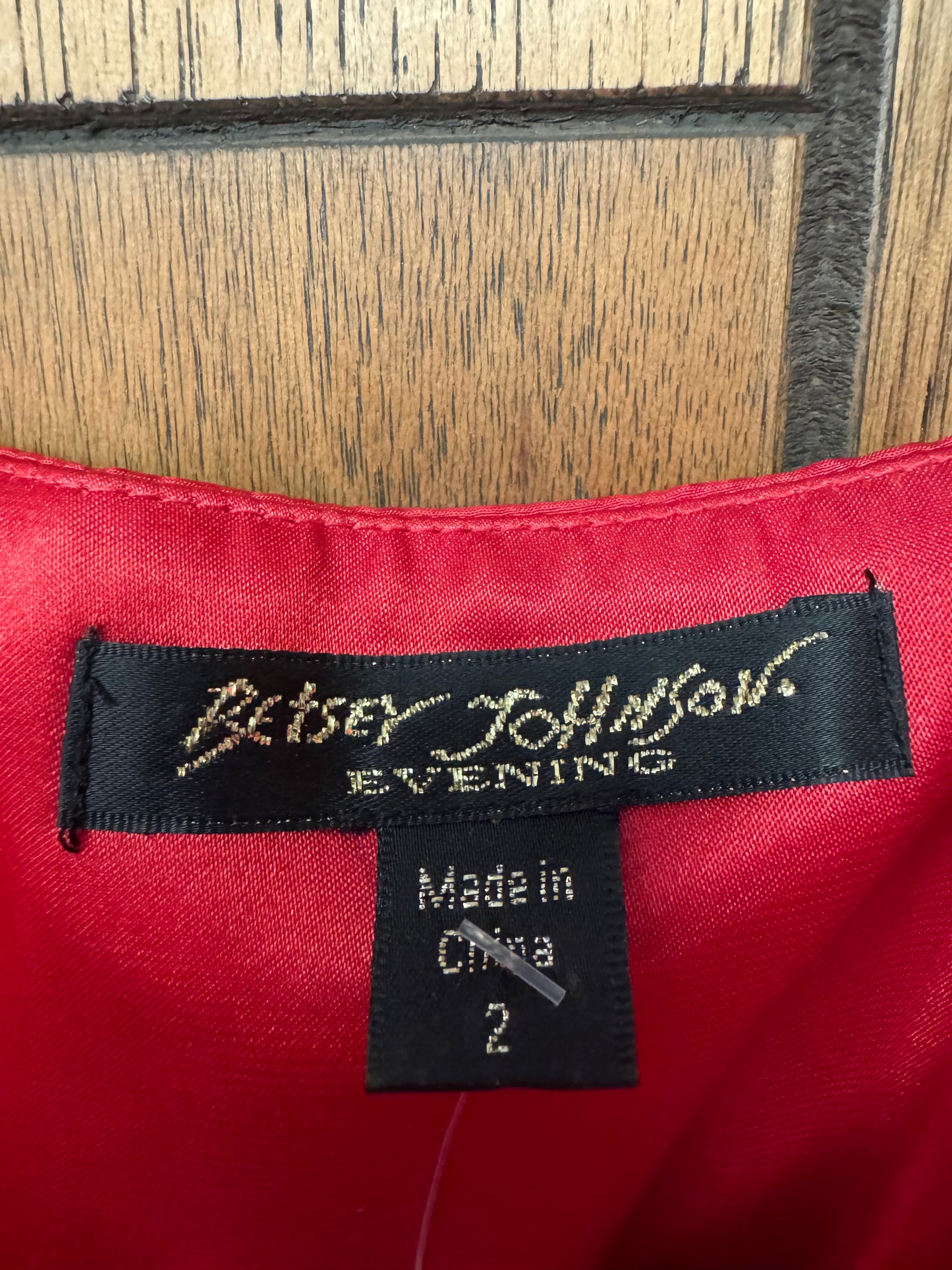 Betsey Johnson Vintage Red Dress size 2