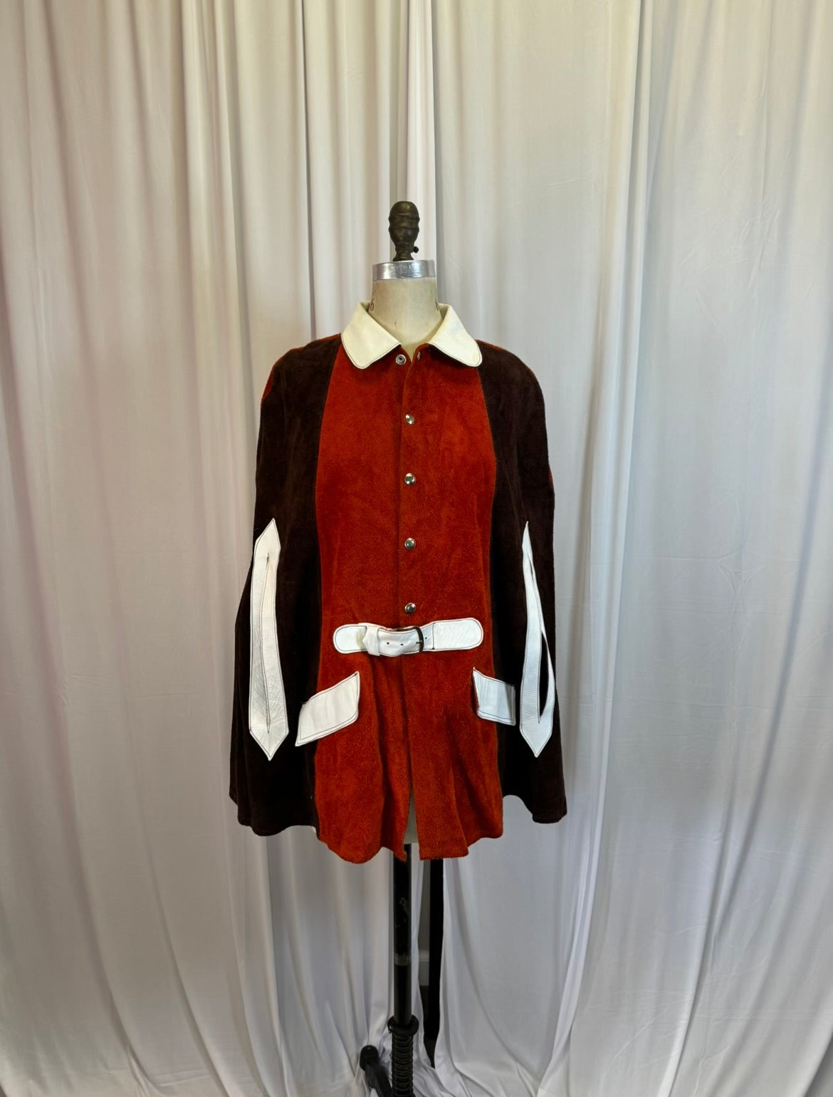 1960s Suede Cape