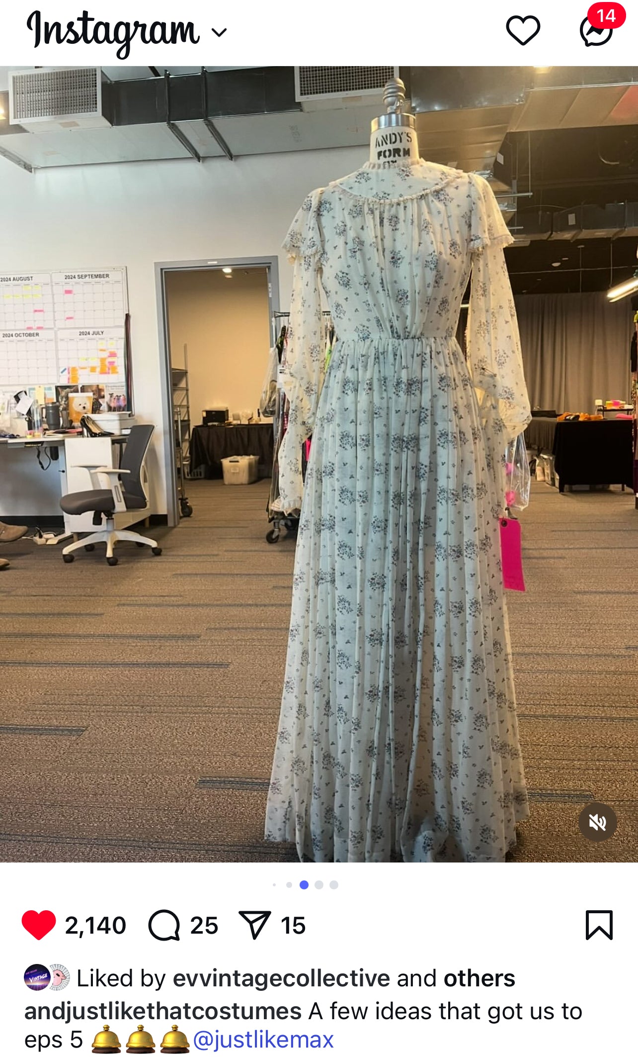 The Carrie Bradshaw Dress-Eleanor Brenner Couture for Bonwit Teller