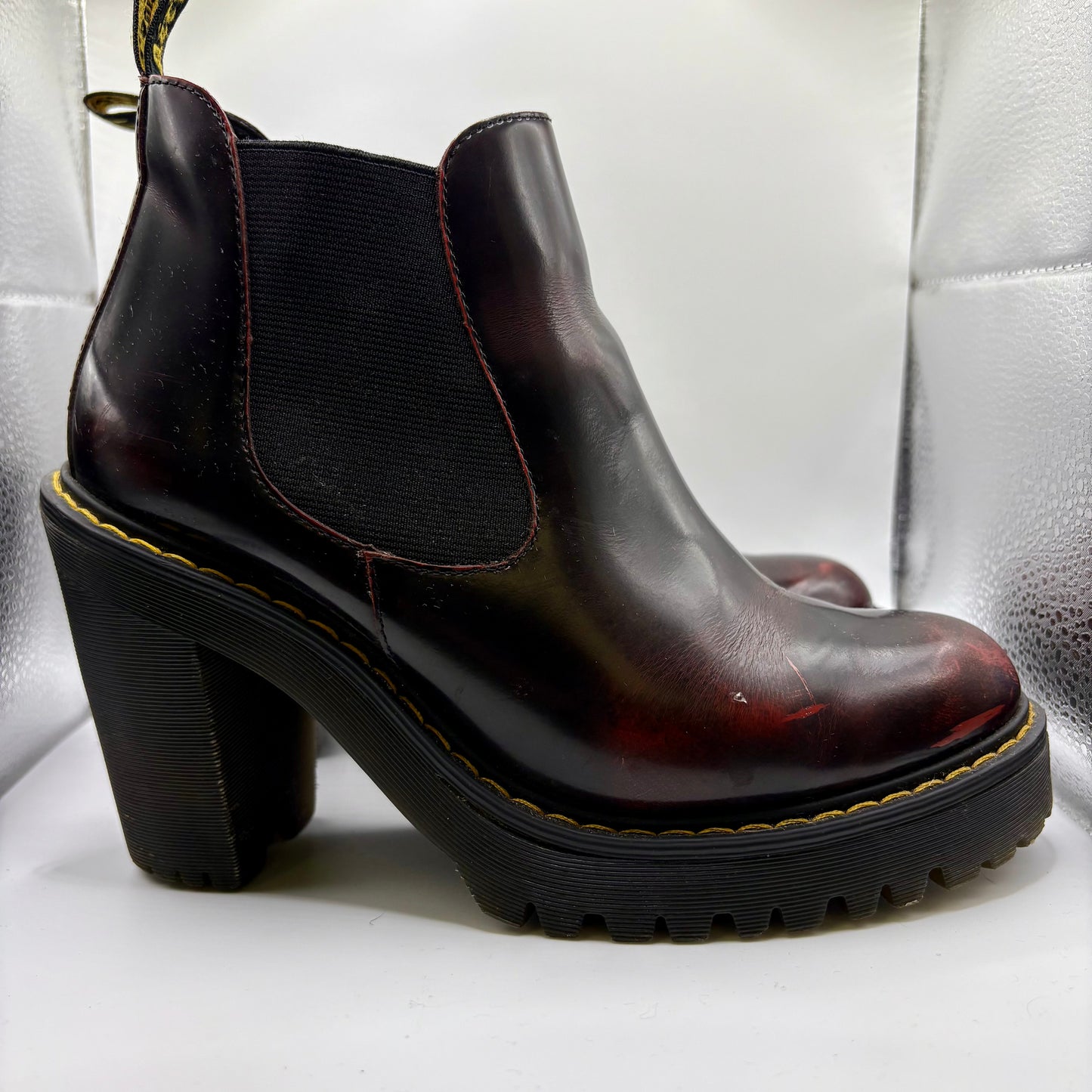Deep Cherry Red Doc Martens - size 6