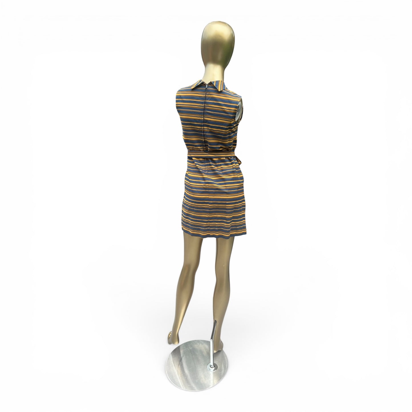 True Vintage 60s/70s R.A.R. Designer Fashions Mod Striped Dress, Size XS