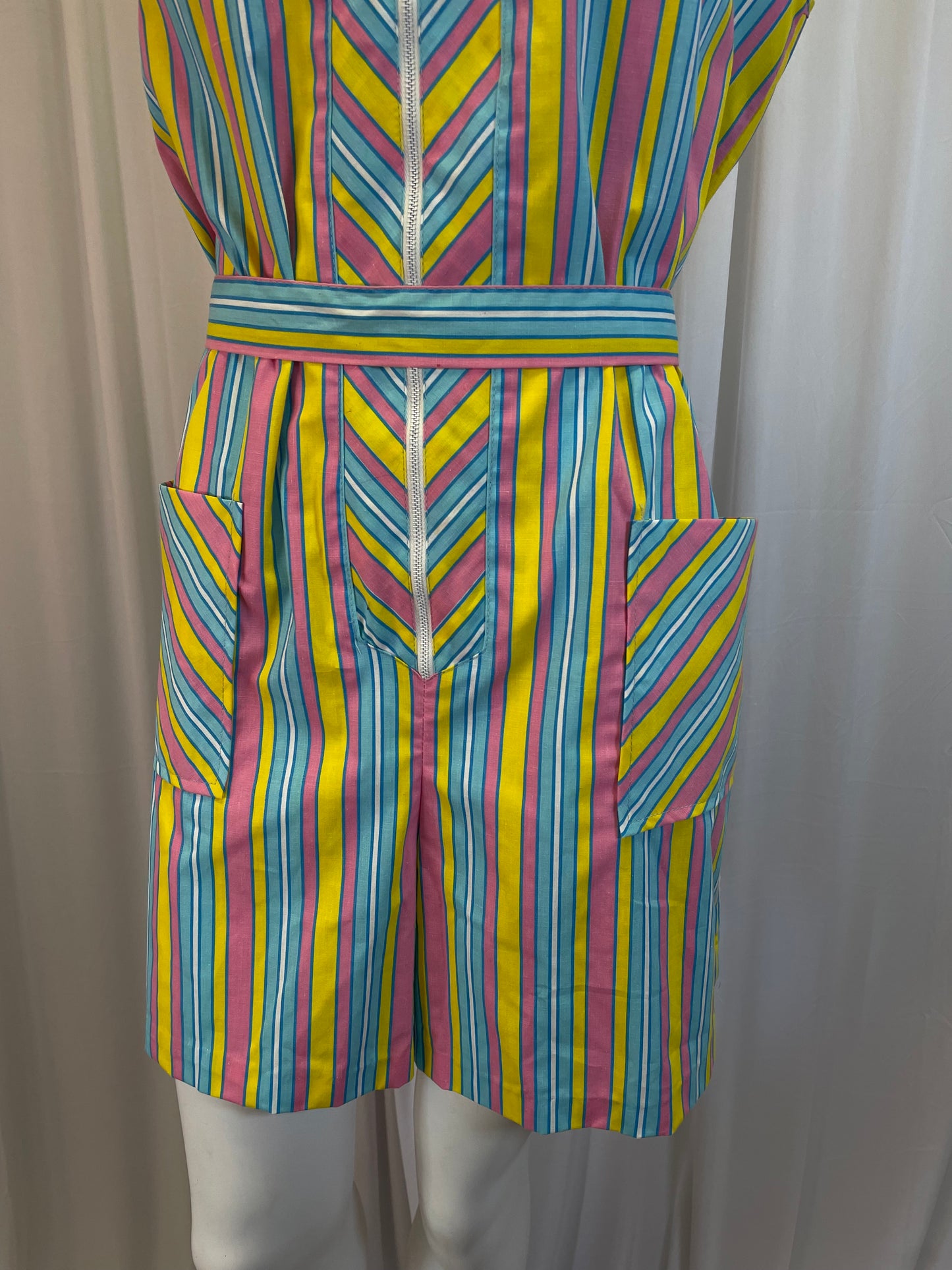 Vintage 70s Romper/Shorts, size s/m