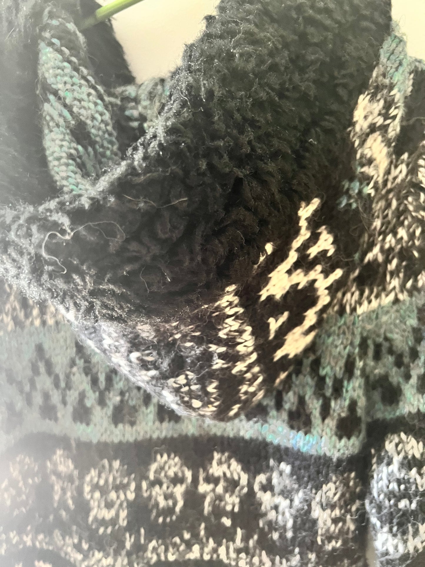 Skull Sweater by TRF Knitwear—size M