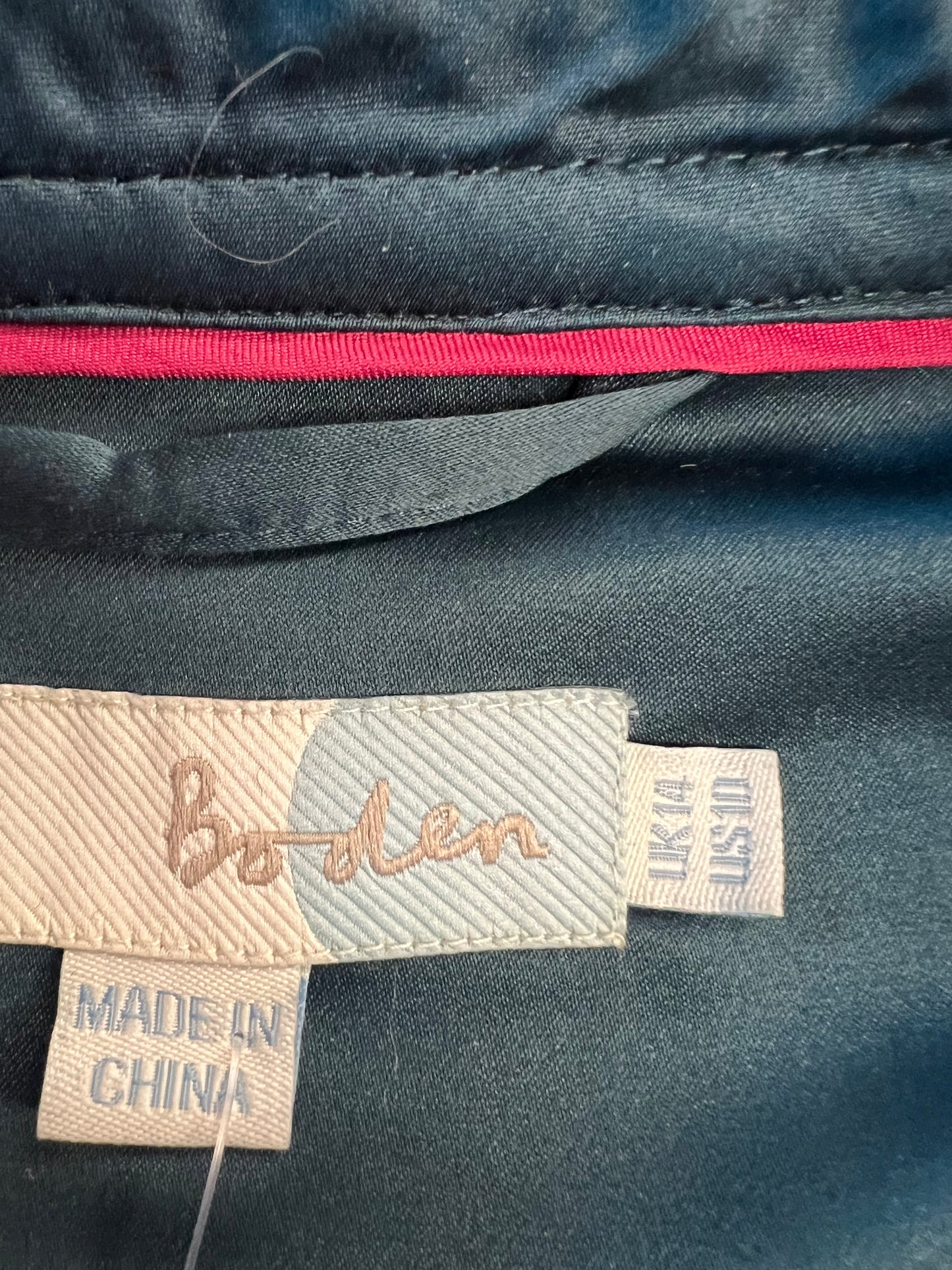 Boden Short Gray Wool Coat, size 10