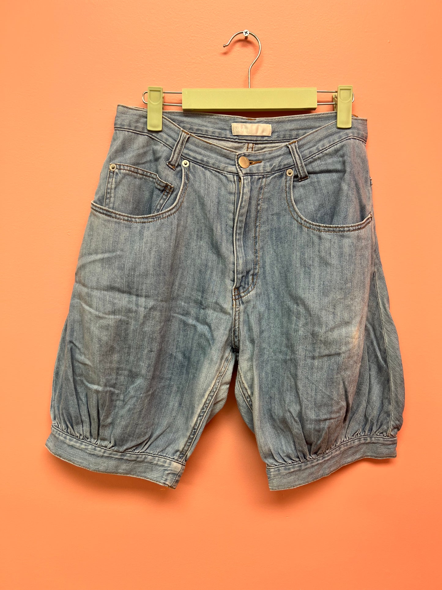 Ne Net Shorts with Bear Patch Pocket