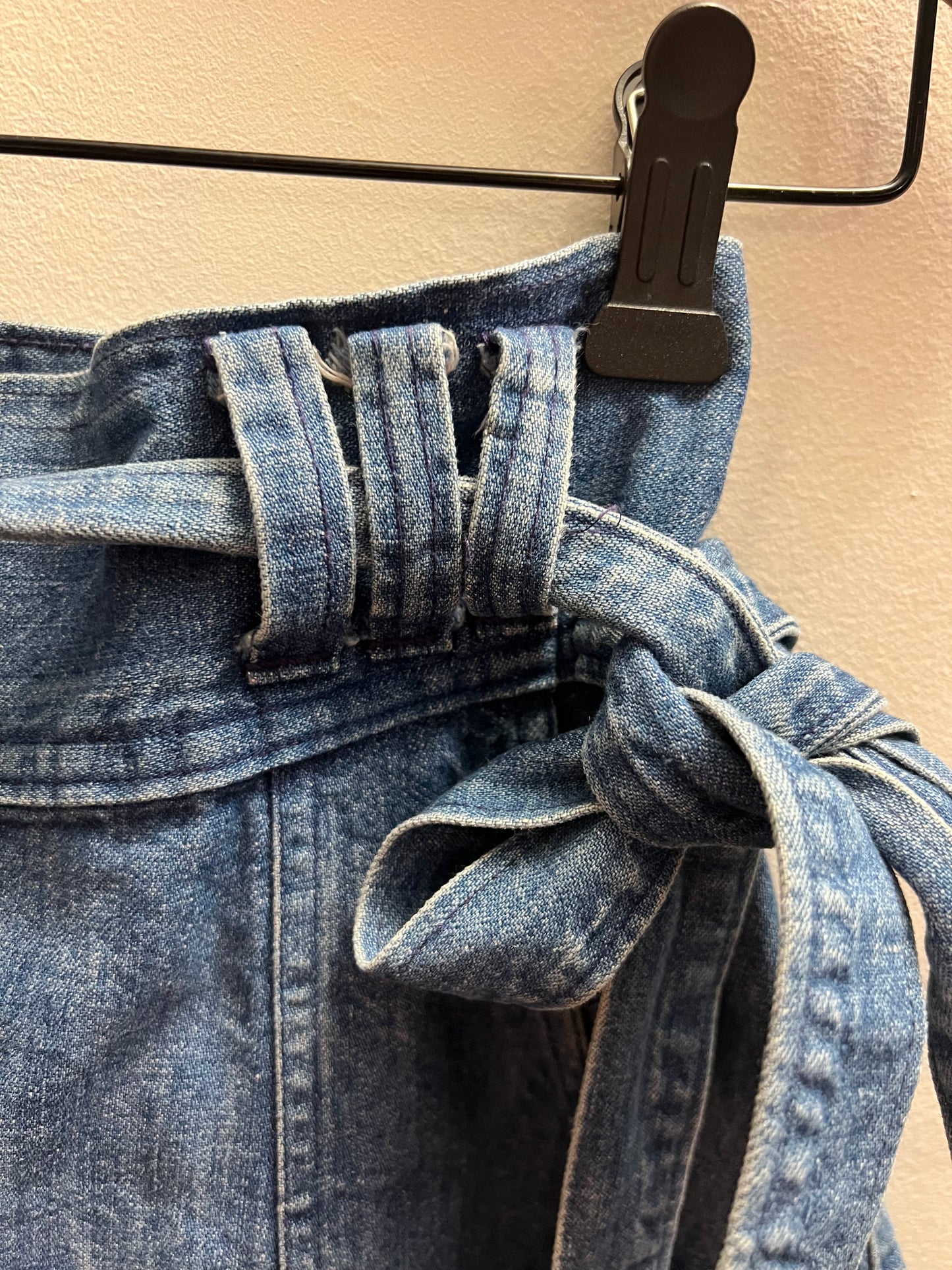 Vintage Denim Midi Skirt