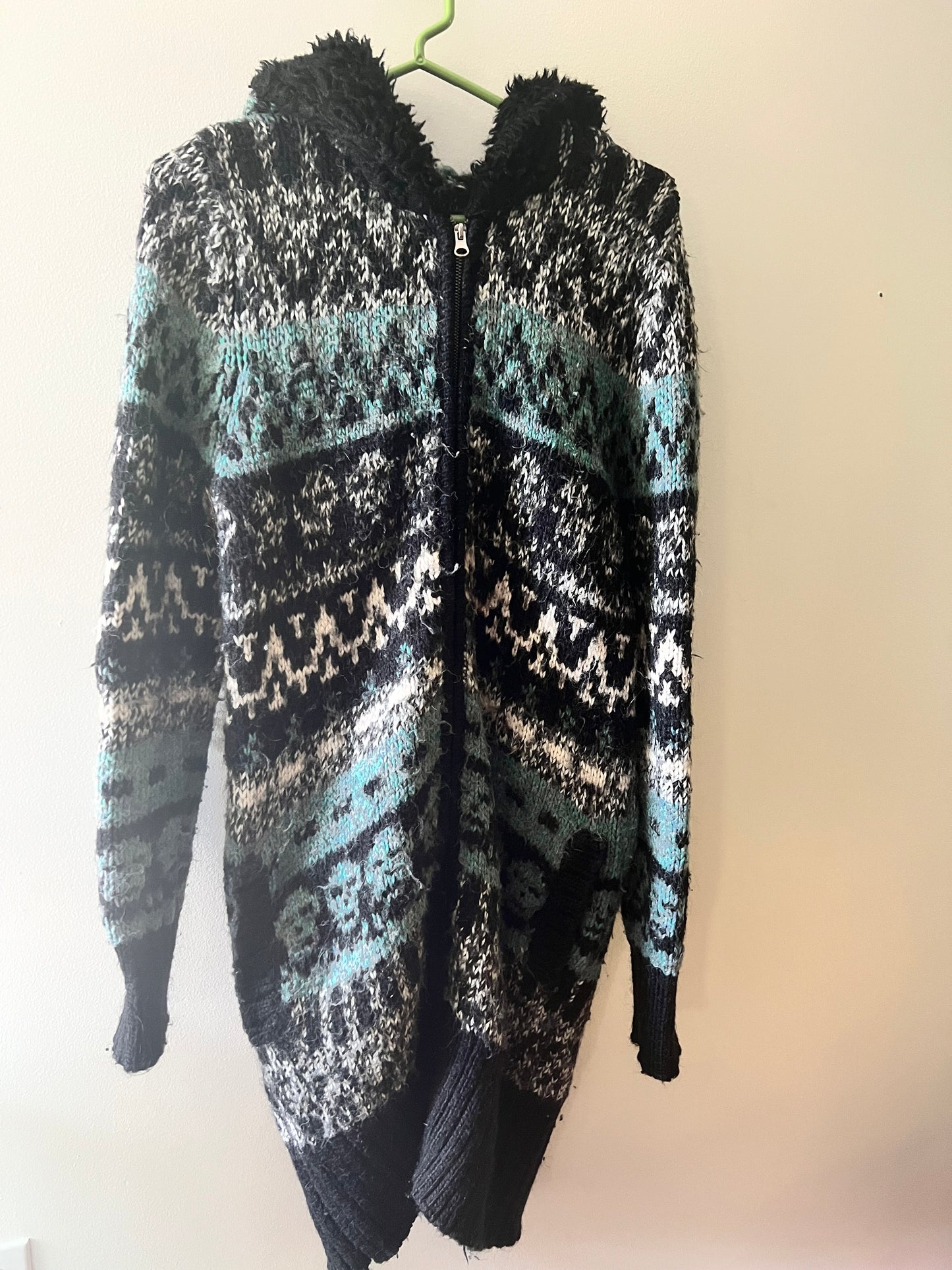 Skull Sweater by TRF Knitwear—size M