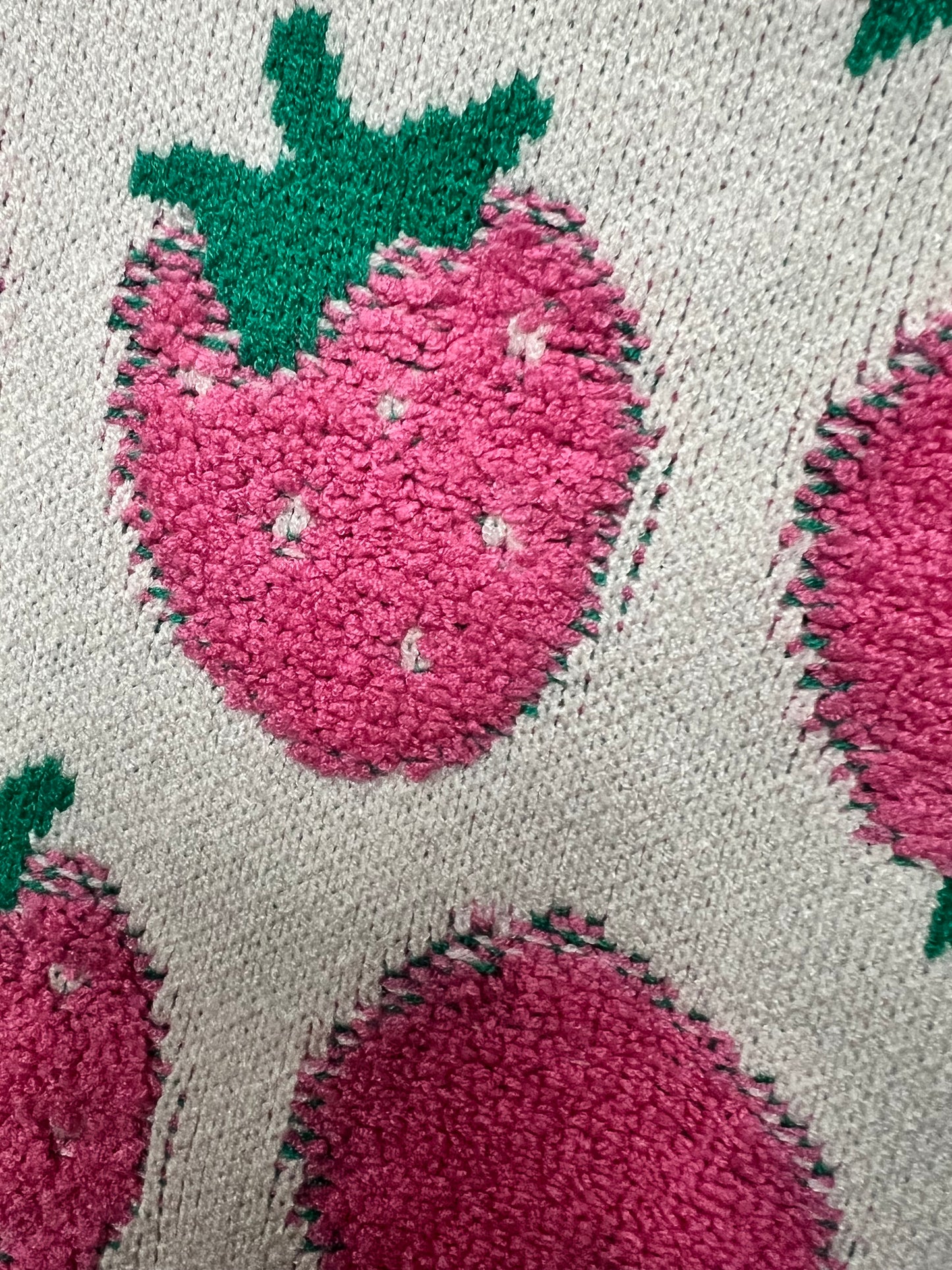 Strawberry Sweater Vest size s/m