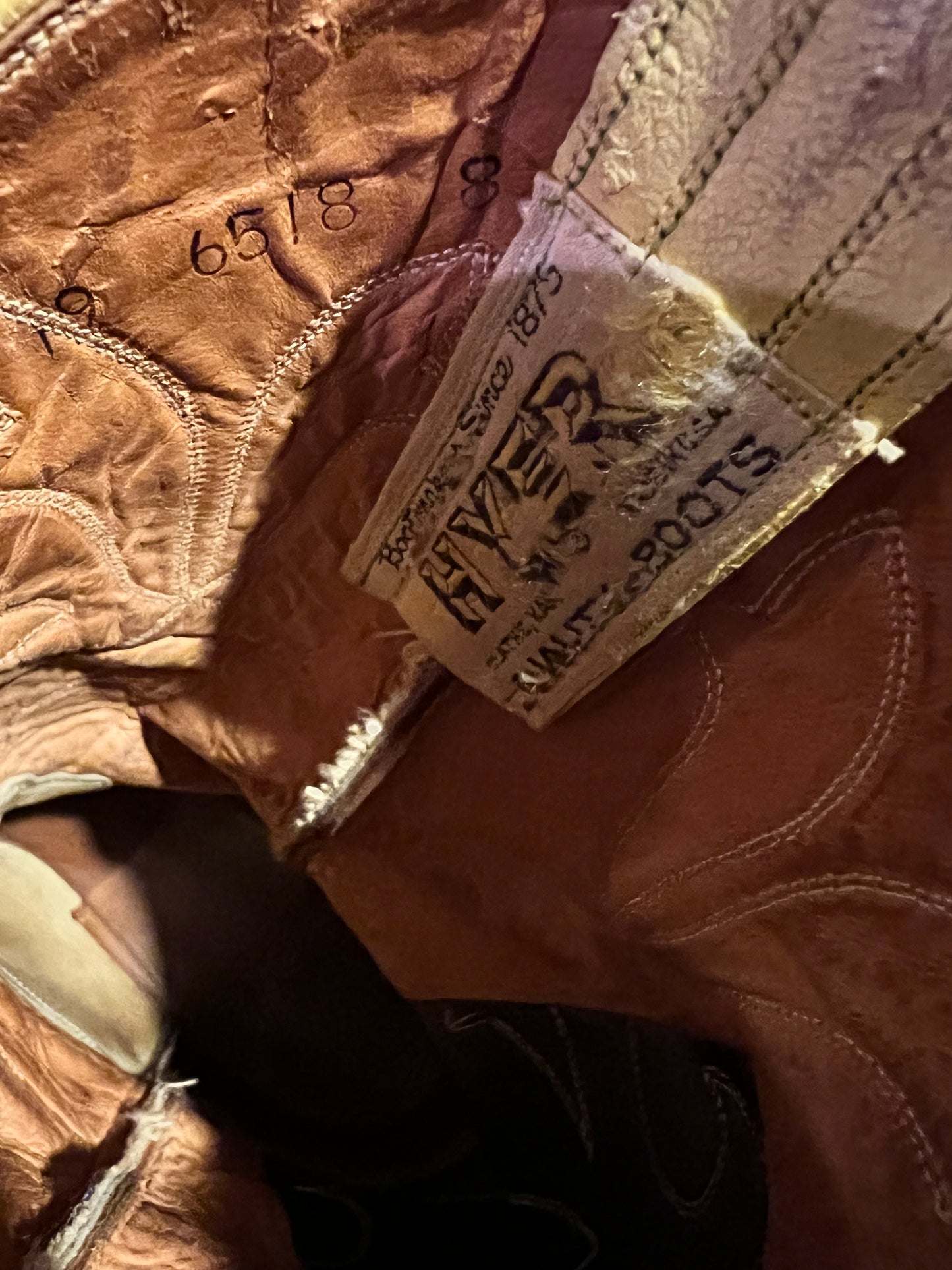 Vintage Hyer Western Boots