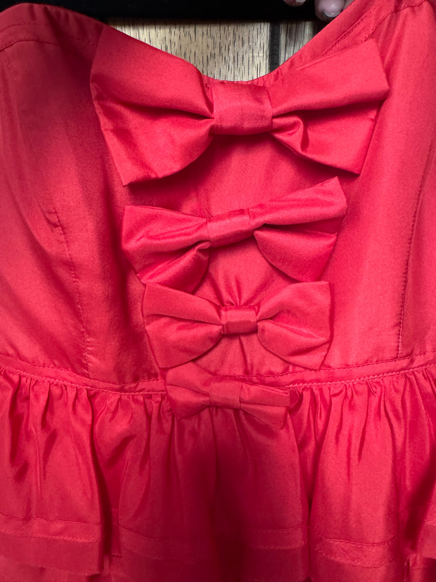 Betsey Johnson Vintage Red Dress size 2