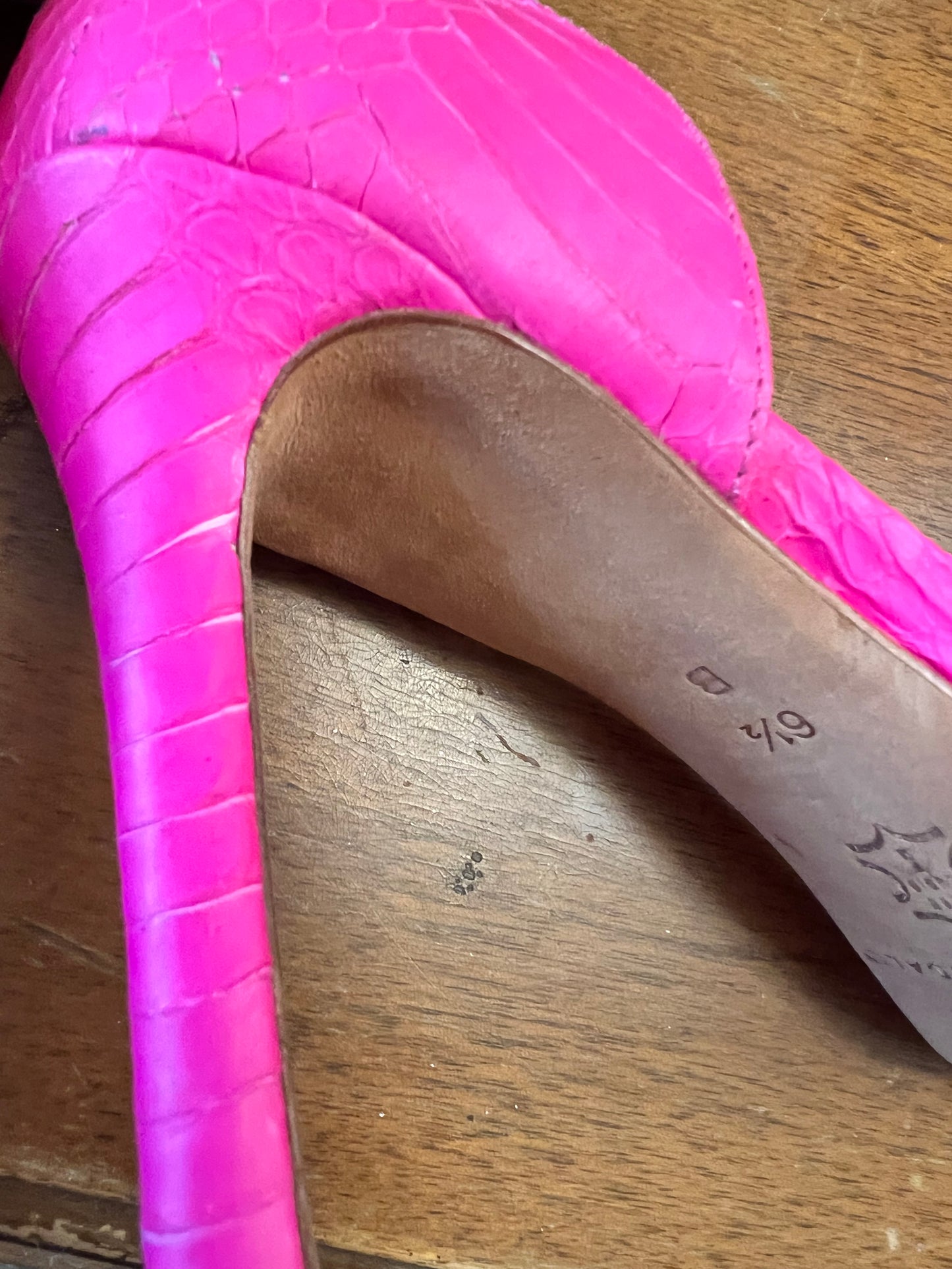 Hot Pink Loeffler Randall Heels size 6.5